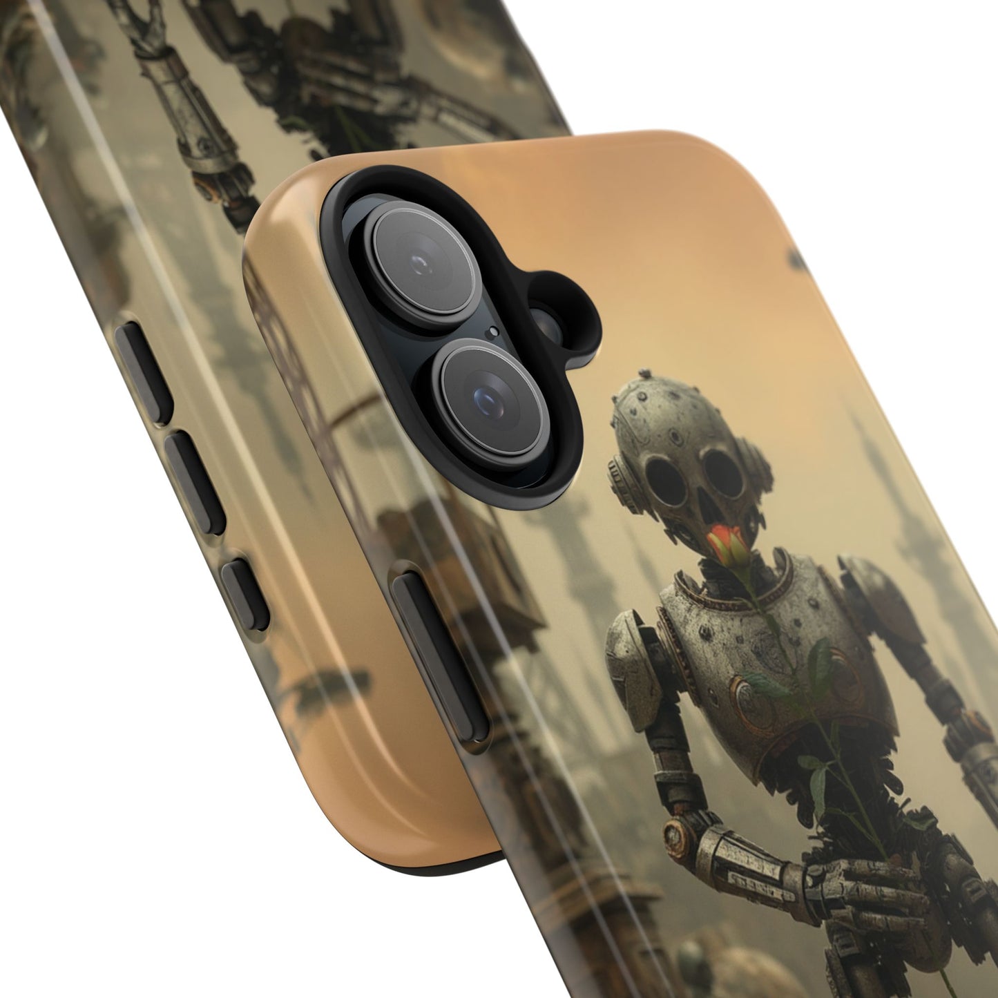 Robotic Sentinel Tough Phone Case - Durable Protector for Sci-Fi Lovers