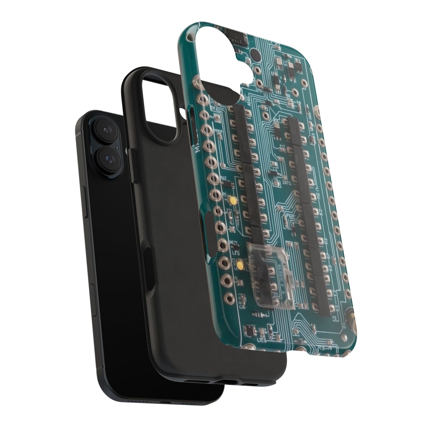 Old Circuits Design Tough Phone Case - for iPhone