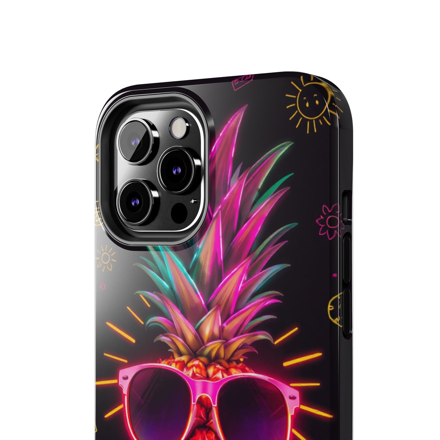 Tough Pineapple Phone Case - Cool, Vibrant Design Perfect for Summer Vibes