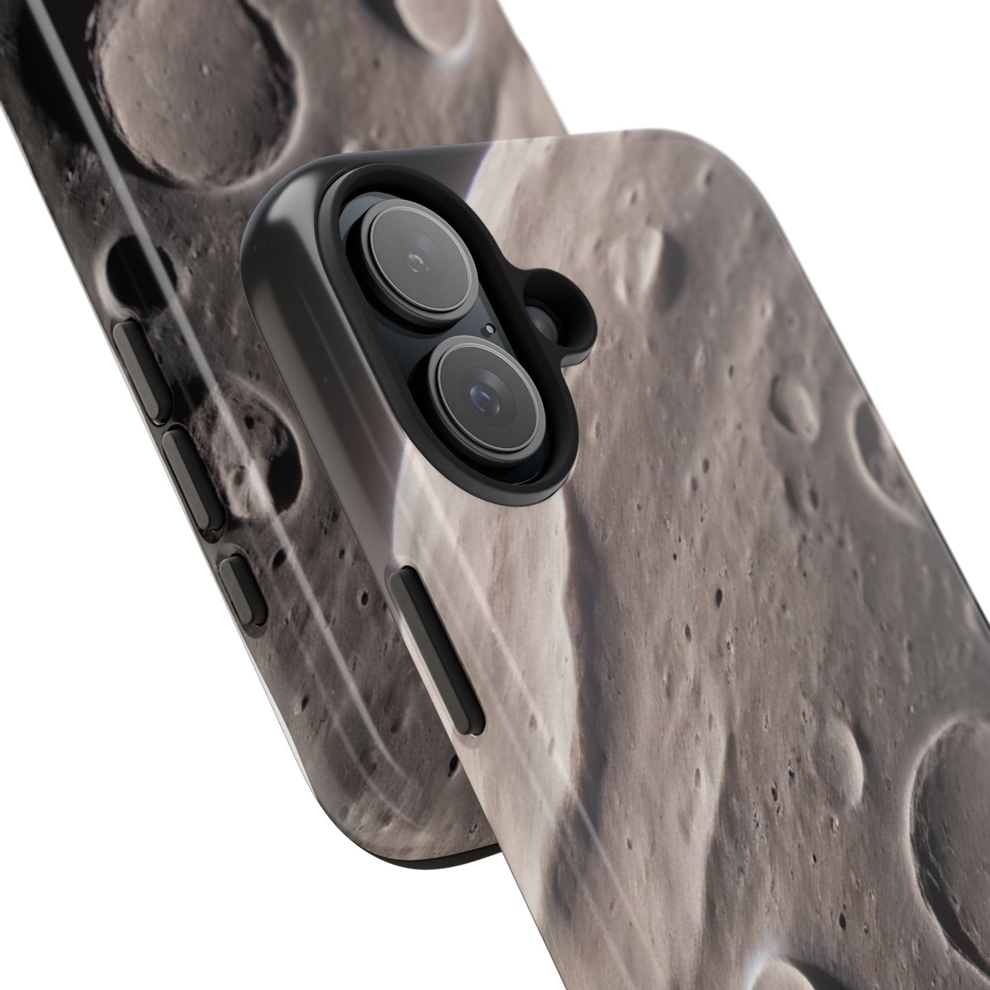 Celestial Moon Surface Tough Phone Case | Durable Space-Themed Design - for iPhone