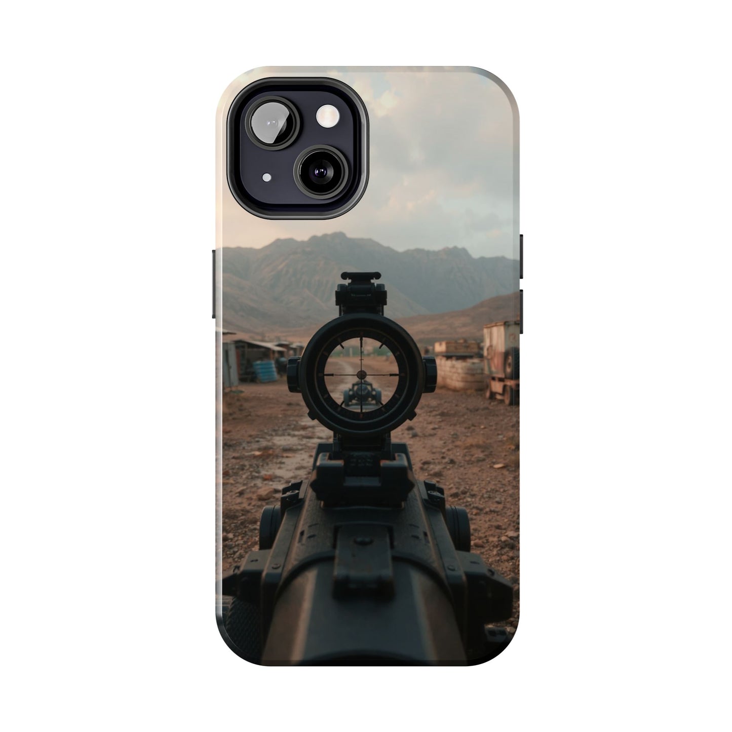 Tough Phone Case - Military Inspired Design with Sniper Scope