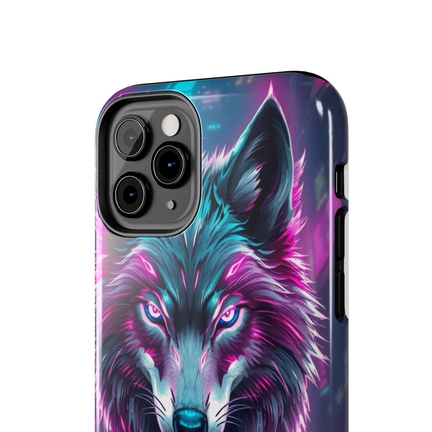 Fierce Wolf Phone Case - Tough & Vibrant Design for Animal Lovers