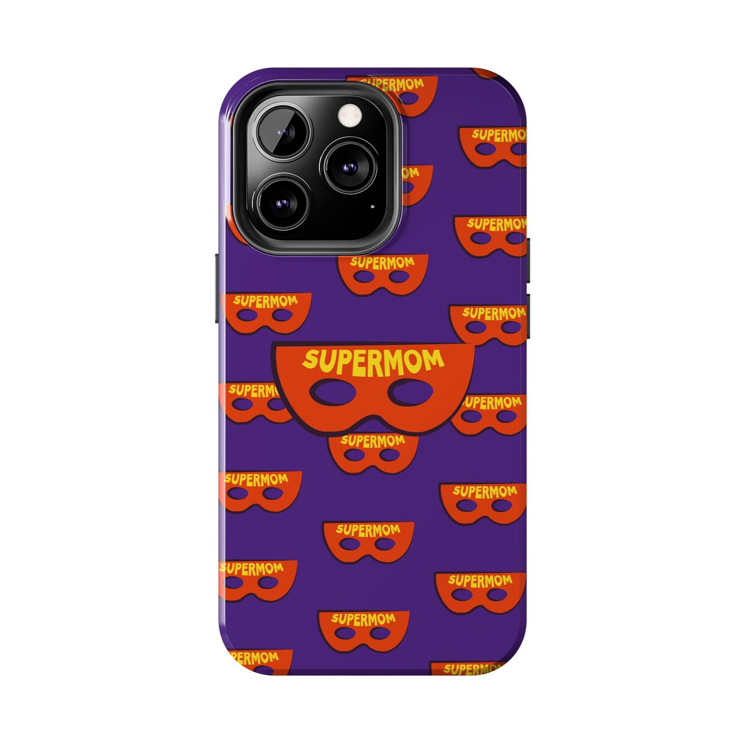 Supermom Tough Phone Case - Durable Protection with Fun Design - for iPhone