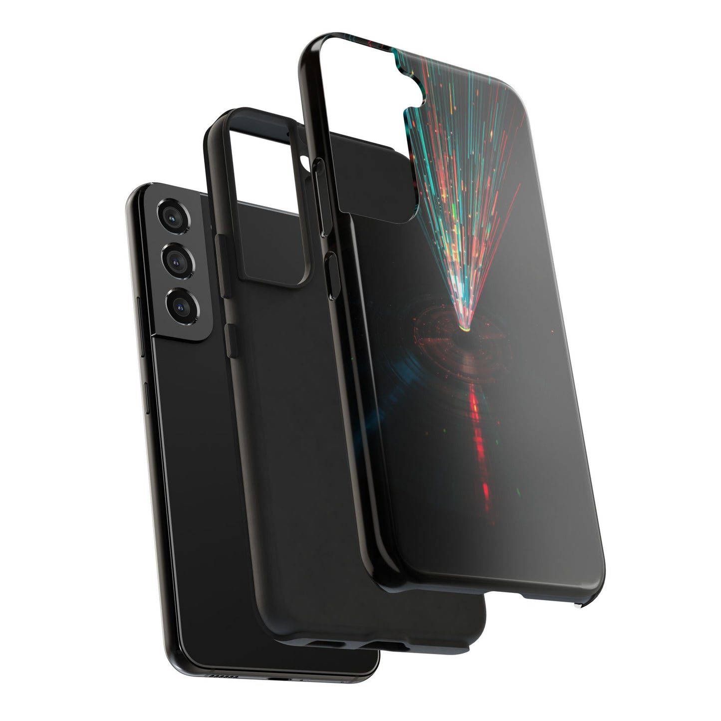 Galaxy Burst Tough Phone Case – Durable Protection with Vibrant Design