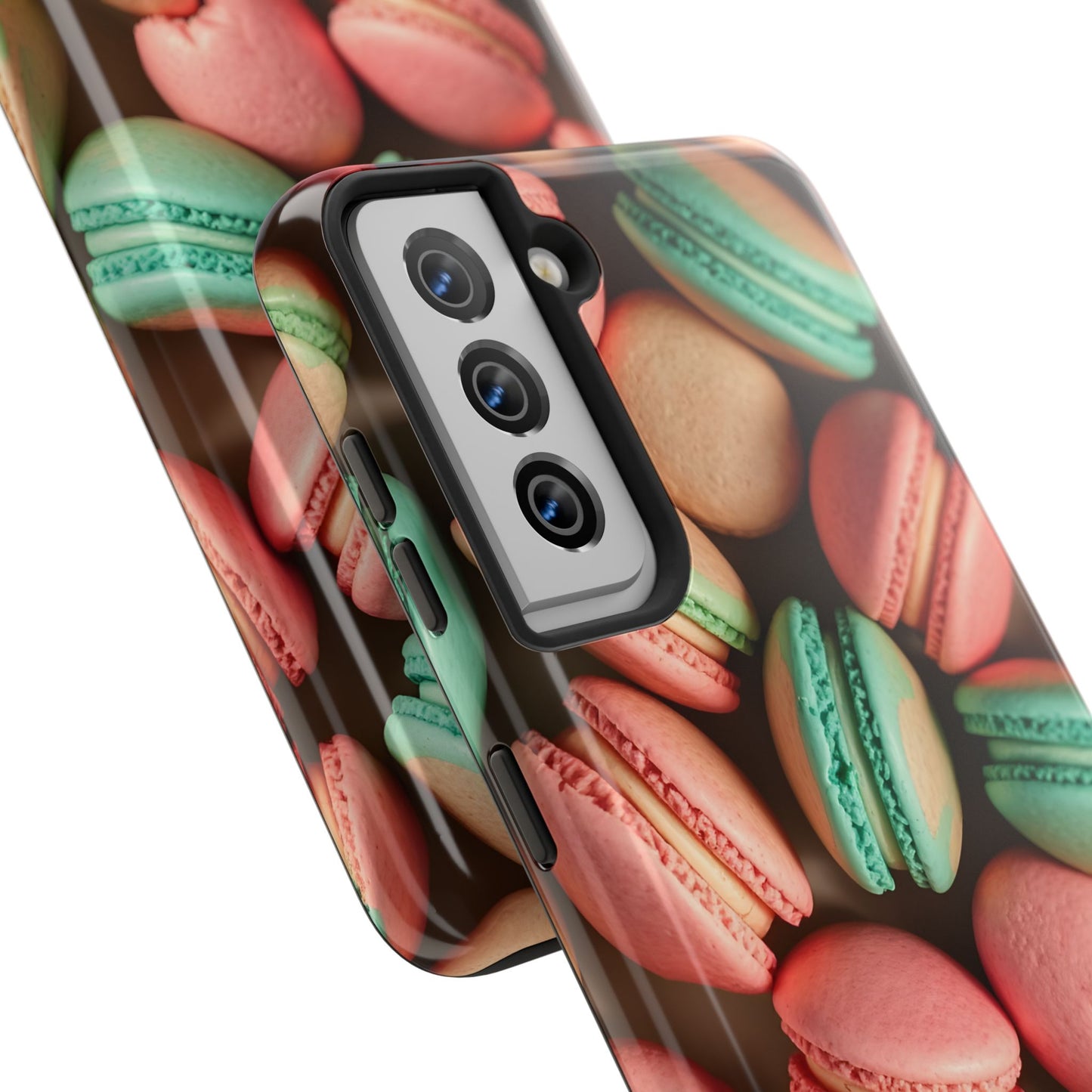 Colorful Tasty Macarons Tough Phone Case - Durable Protection with Sweet Aesthetic - for iPhone