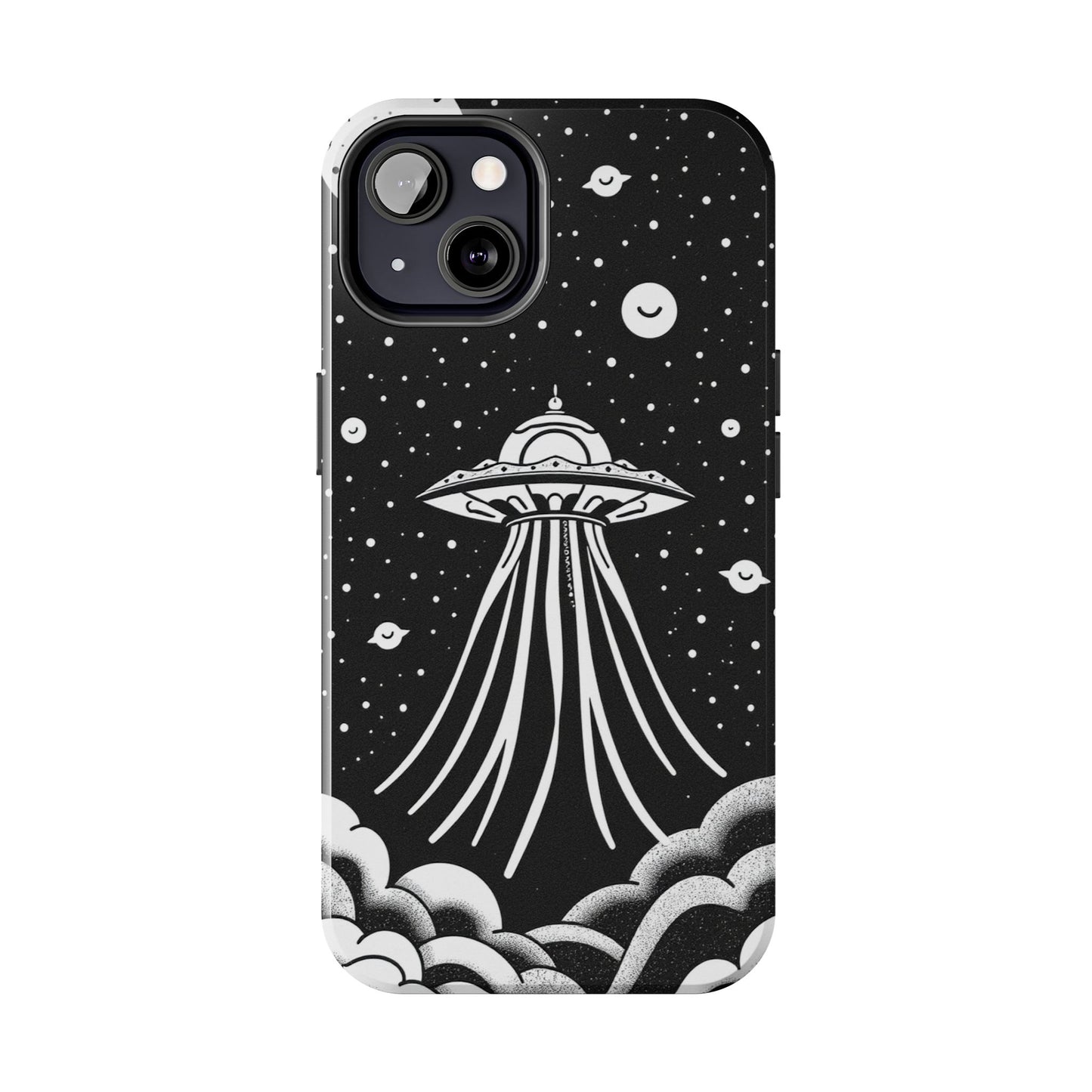 Galaxy UFO Tough Phone Case - Durable Protection with Unique Space Design