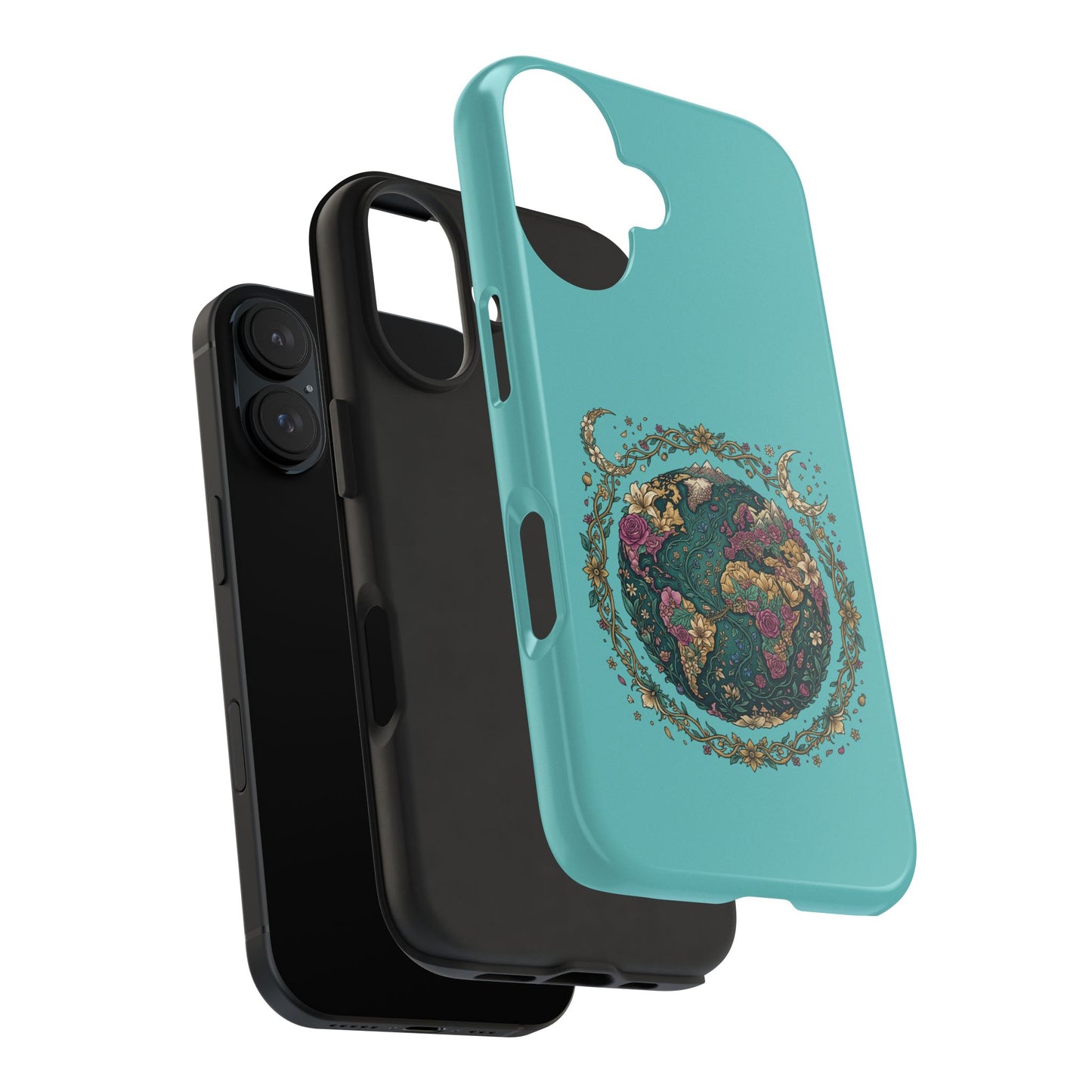 Mystical Floral Planet Phone Case — Tough Protective Phone Case