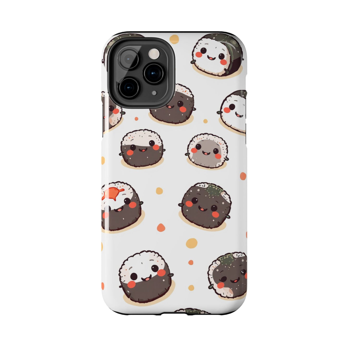Cute Sushi Tough Phone Case - Kawaii Design for Food Lovers