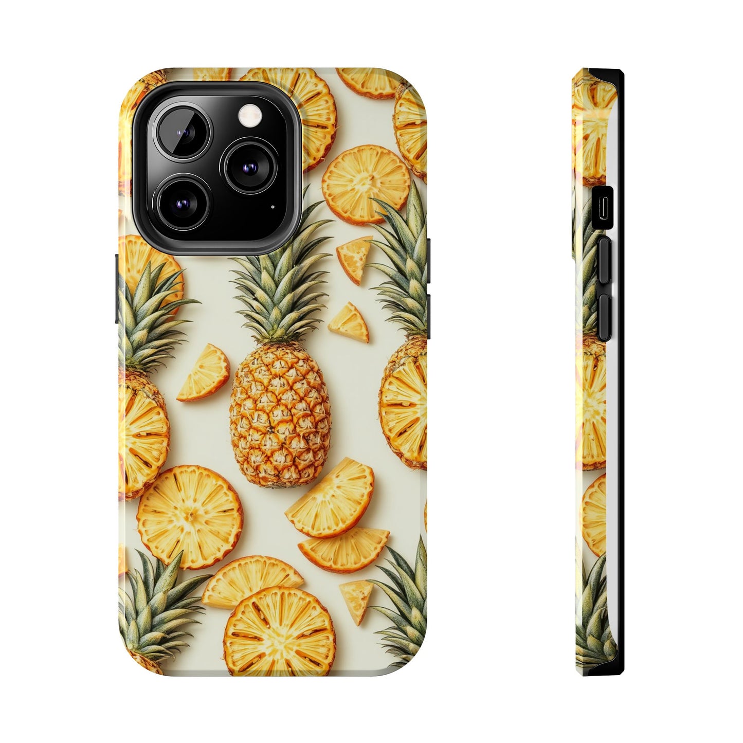Tropical Pineapple Phone Case - Tough Phone Protector for Summer Vibes