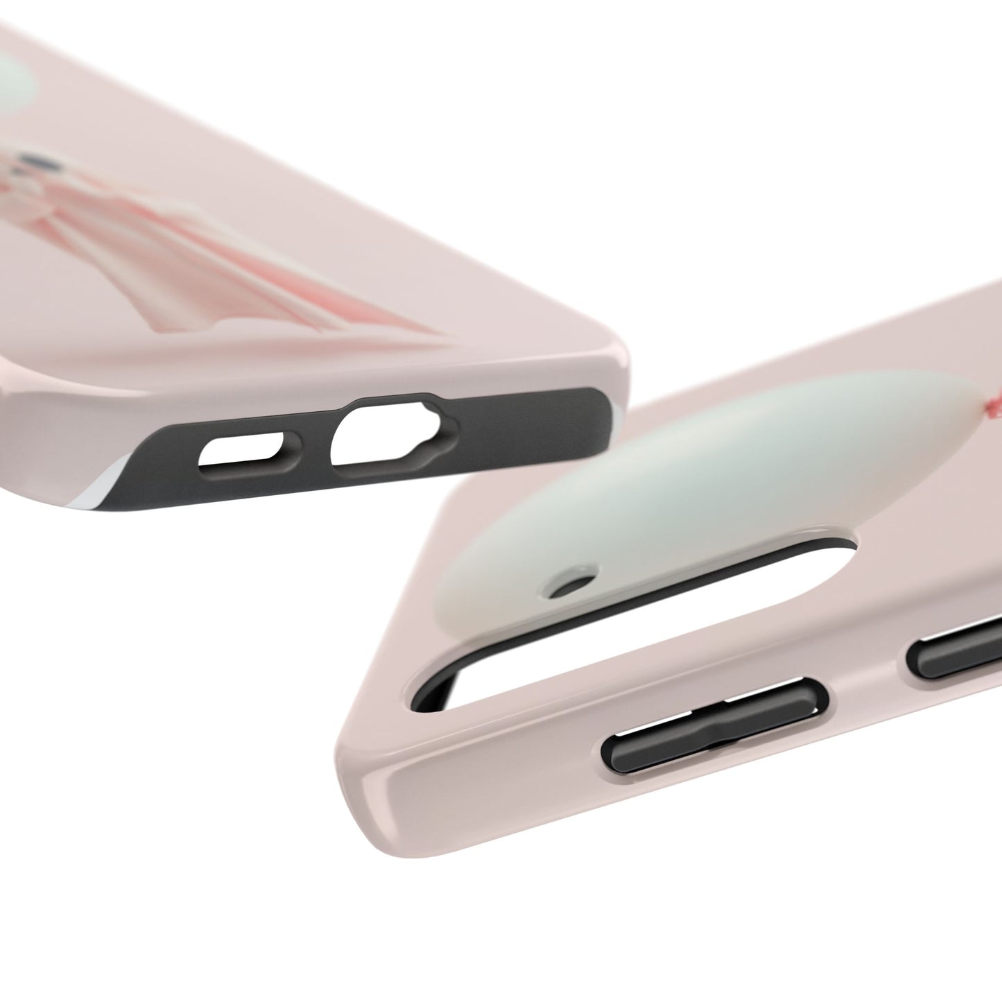 Cute Ghost Phone Case with Balloon - Tough Protection for Spooky Vibes