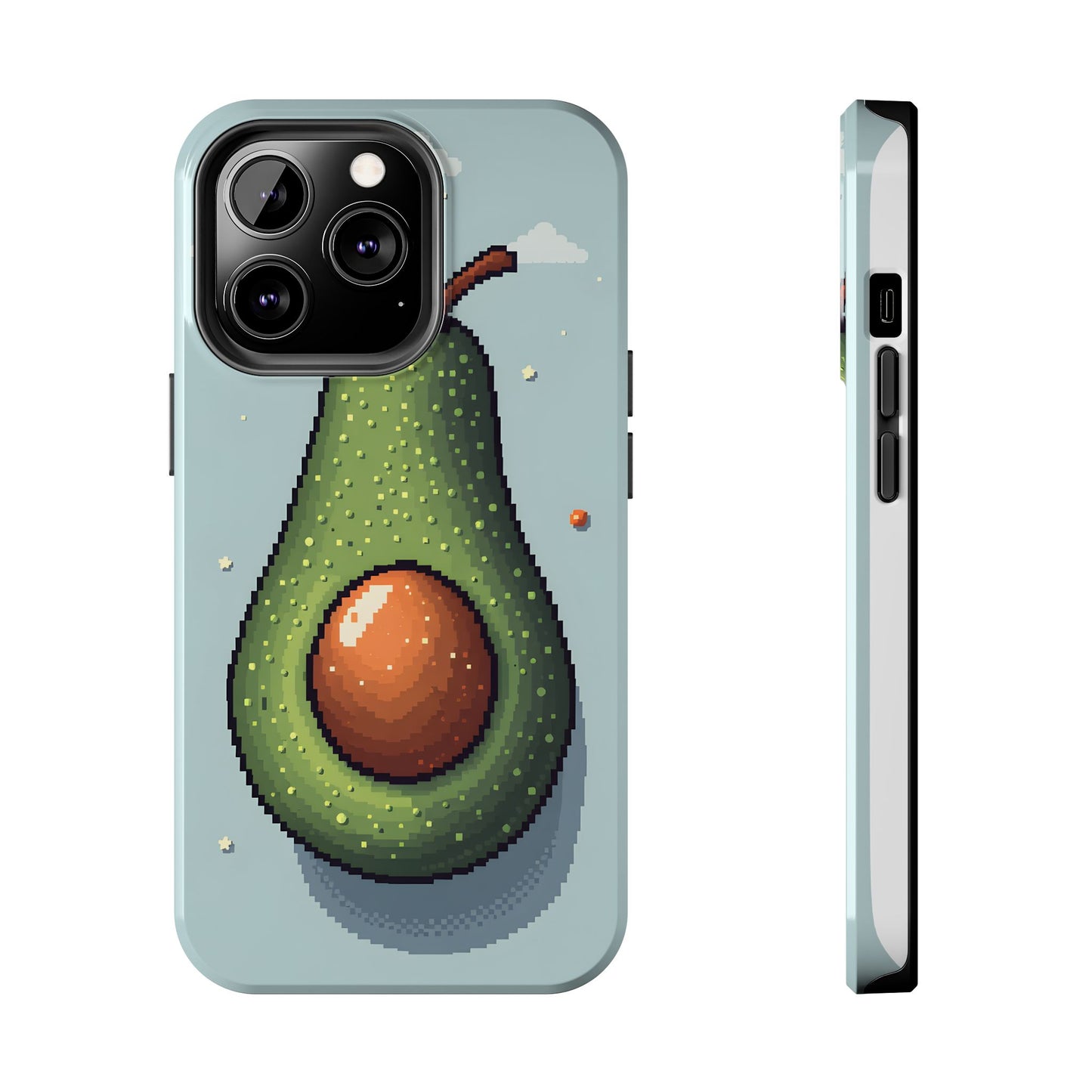 Pixel Avocado Tough Phone Case - Perfect for Foodies & Nature Lovers - for iPhone