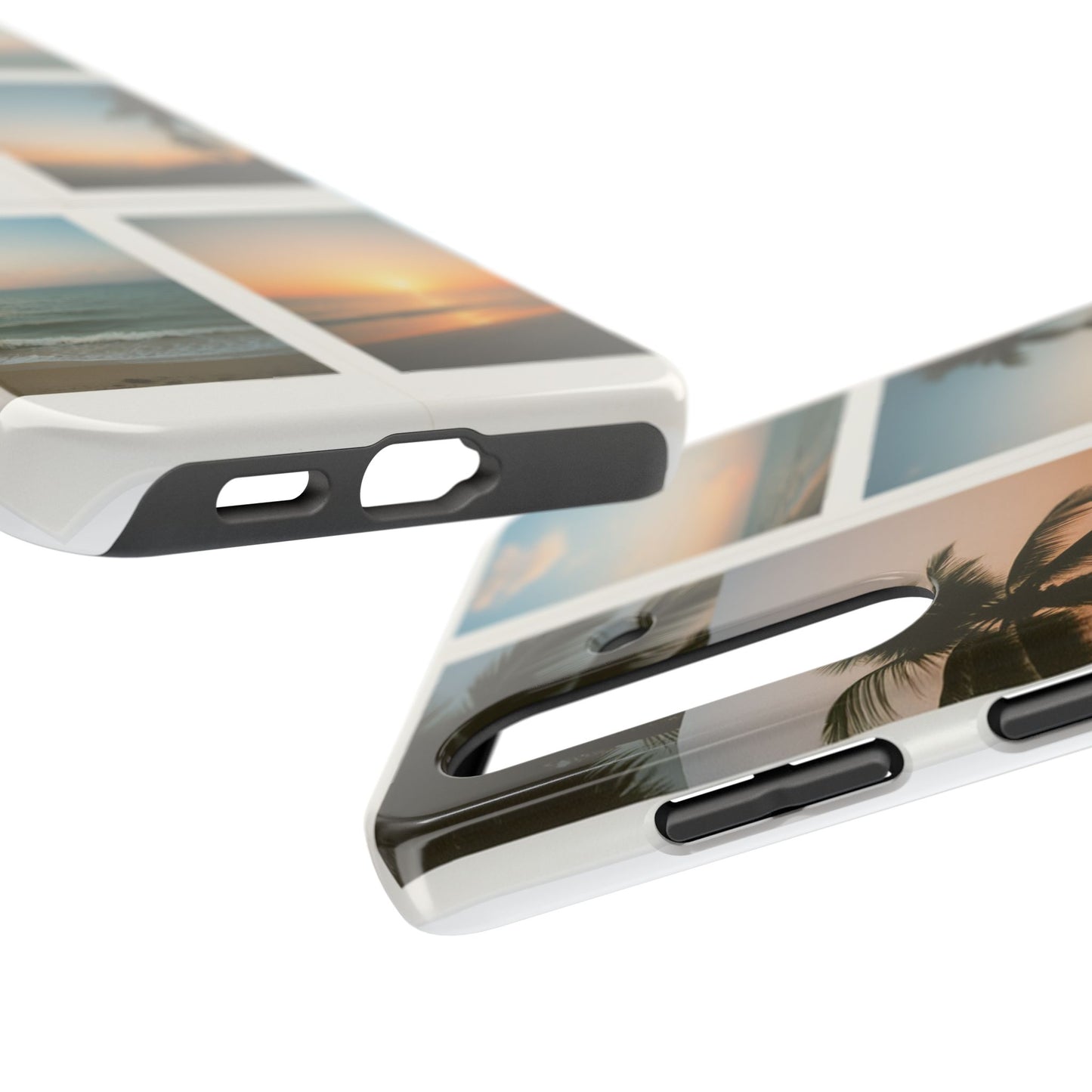Tropical Sunset Tough Phone Case - Beach Vibes for Summer Adventures
