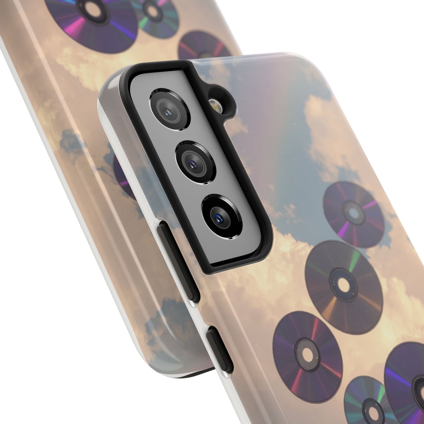 Vibrant Cloud CD Tough Phone Case - Durable and Stylish