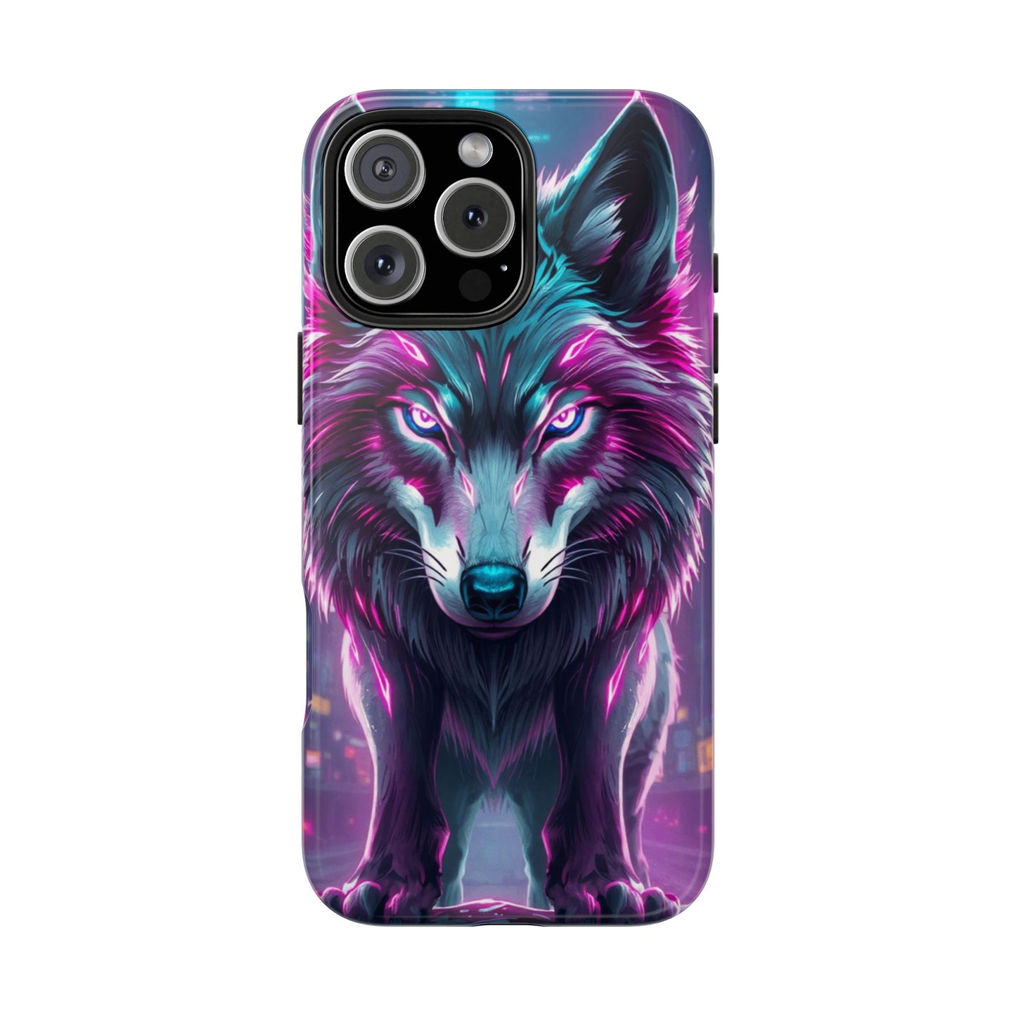 Fierce Wolf Phone Case - Tough & Vibrant Design for Animal Lovers