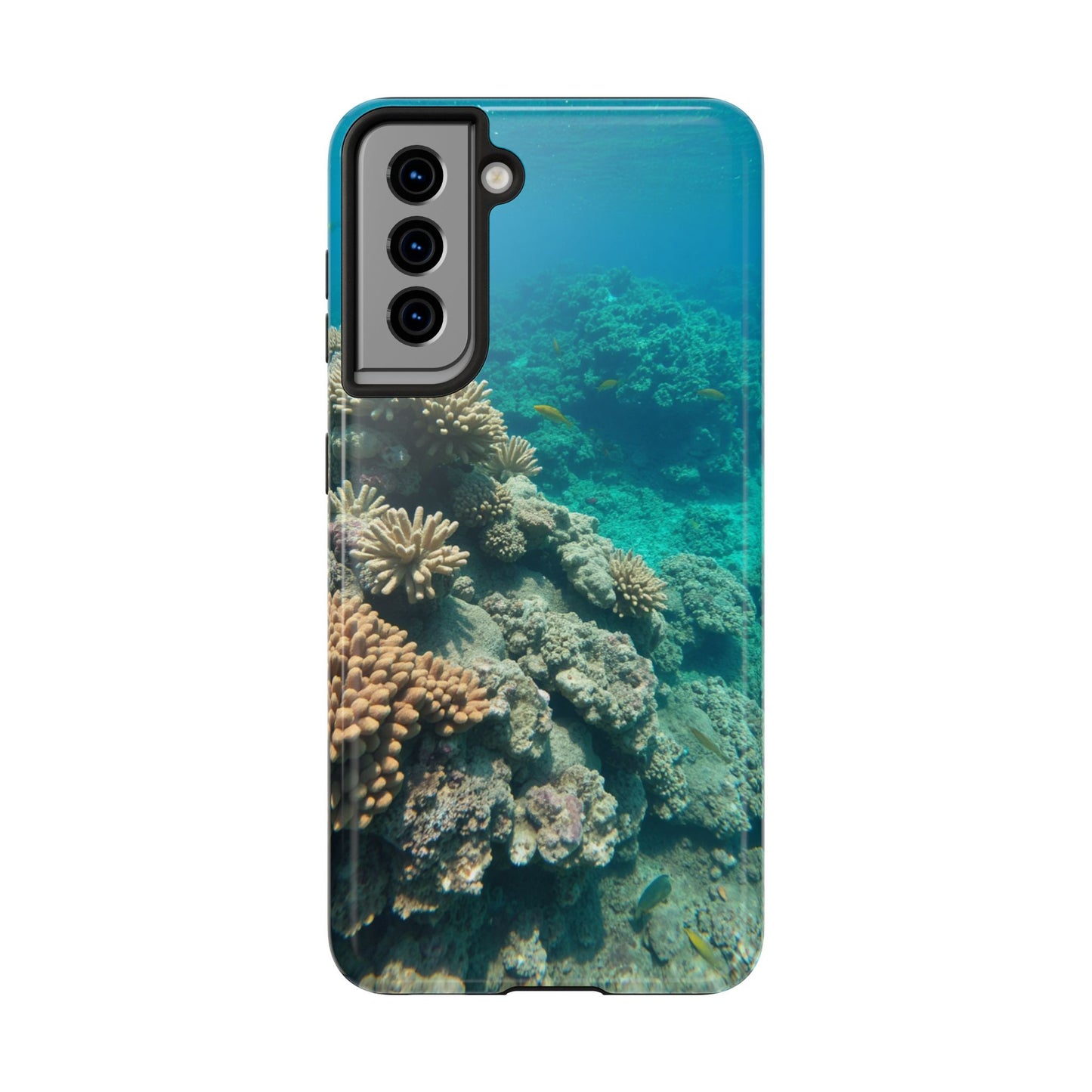 Coral Reef Tough Phone Case - Ocean Vibes Protection for Adventure Lovers