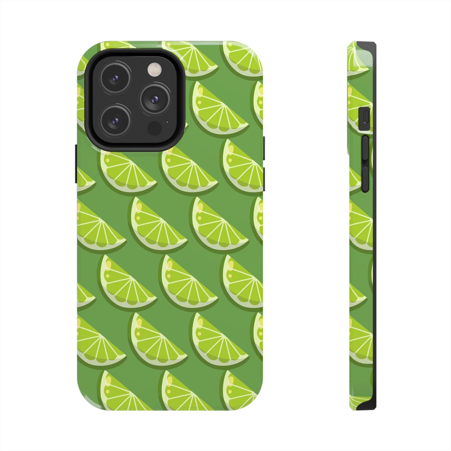 Lime Slice Tough Phone Case - Green Party - for iPhone