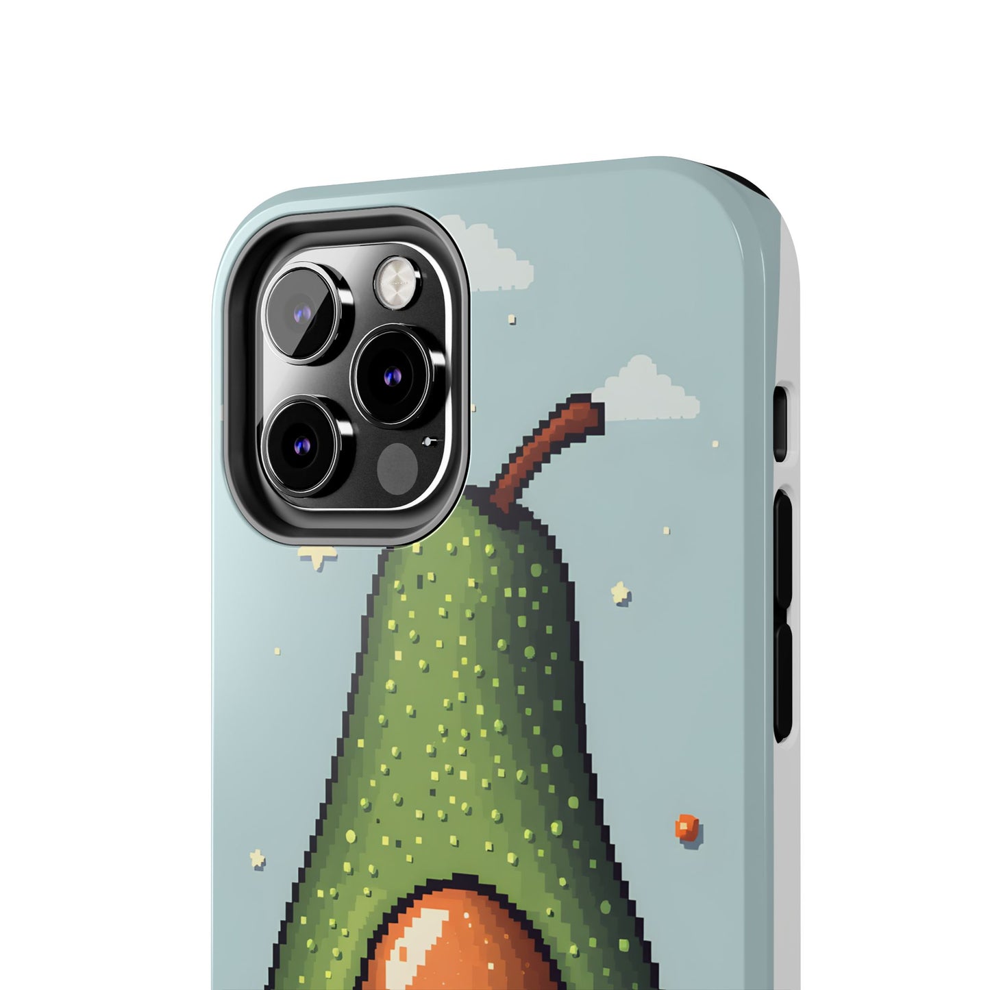 Pixel Avocado Tough Phone Case - Perfect for Foodies & Nature Lovers - for iPhone
