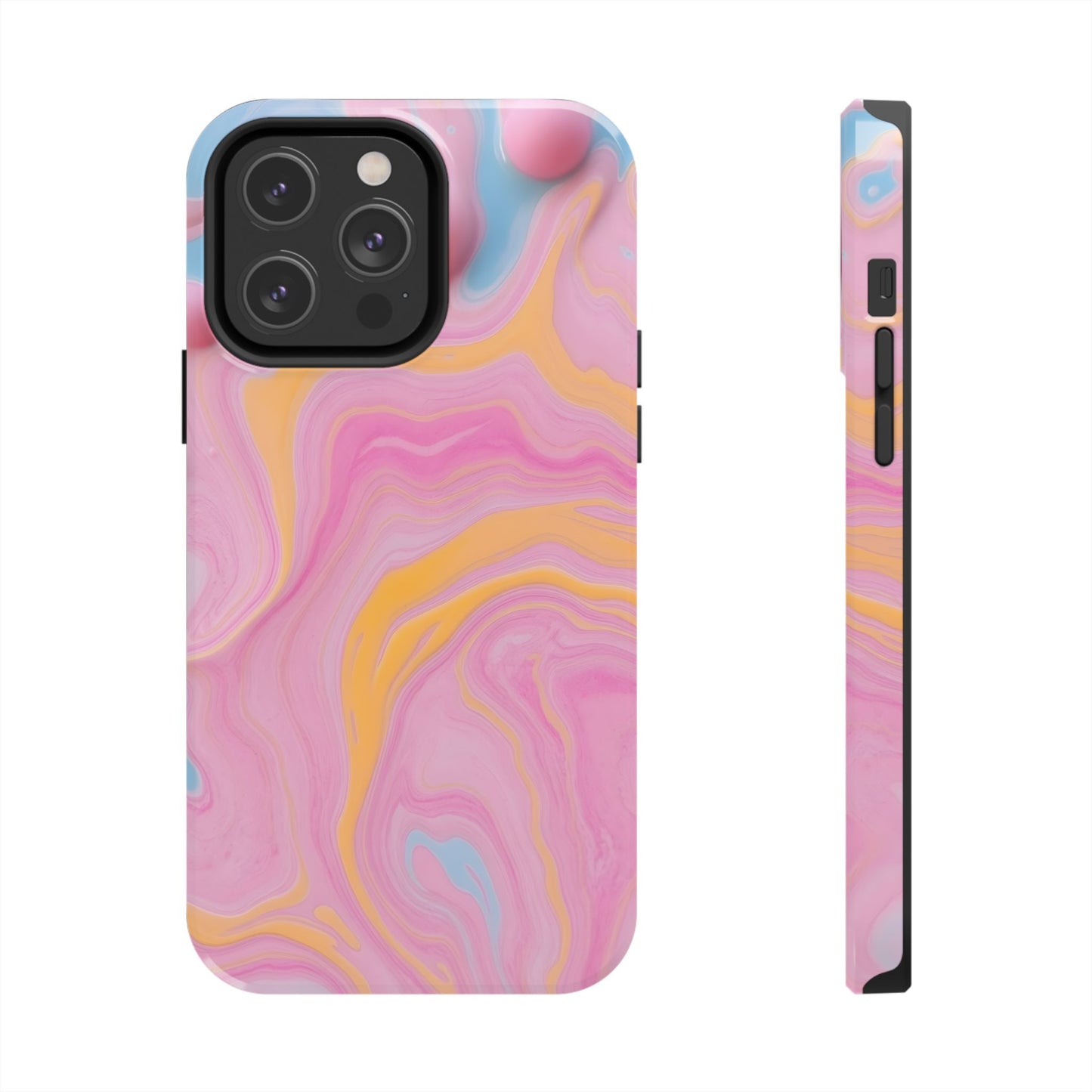 Liquid Candy Abstract Tough Phone Case - Durable Protection with Artistic Design - for iPhone
