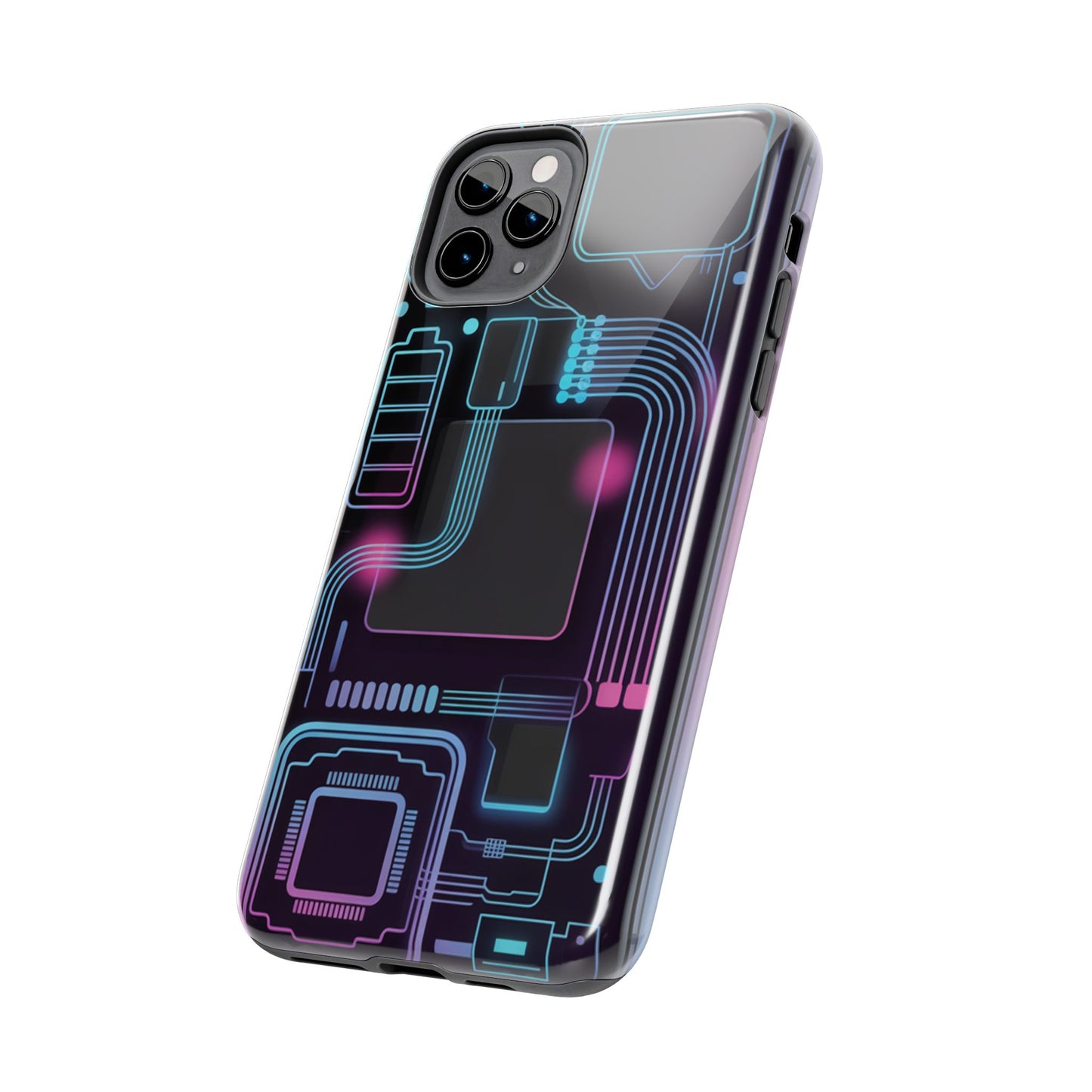 Cyberpunk Circuits Tough Phone Case