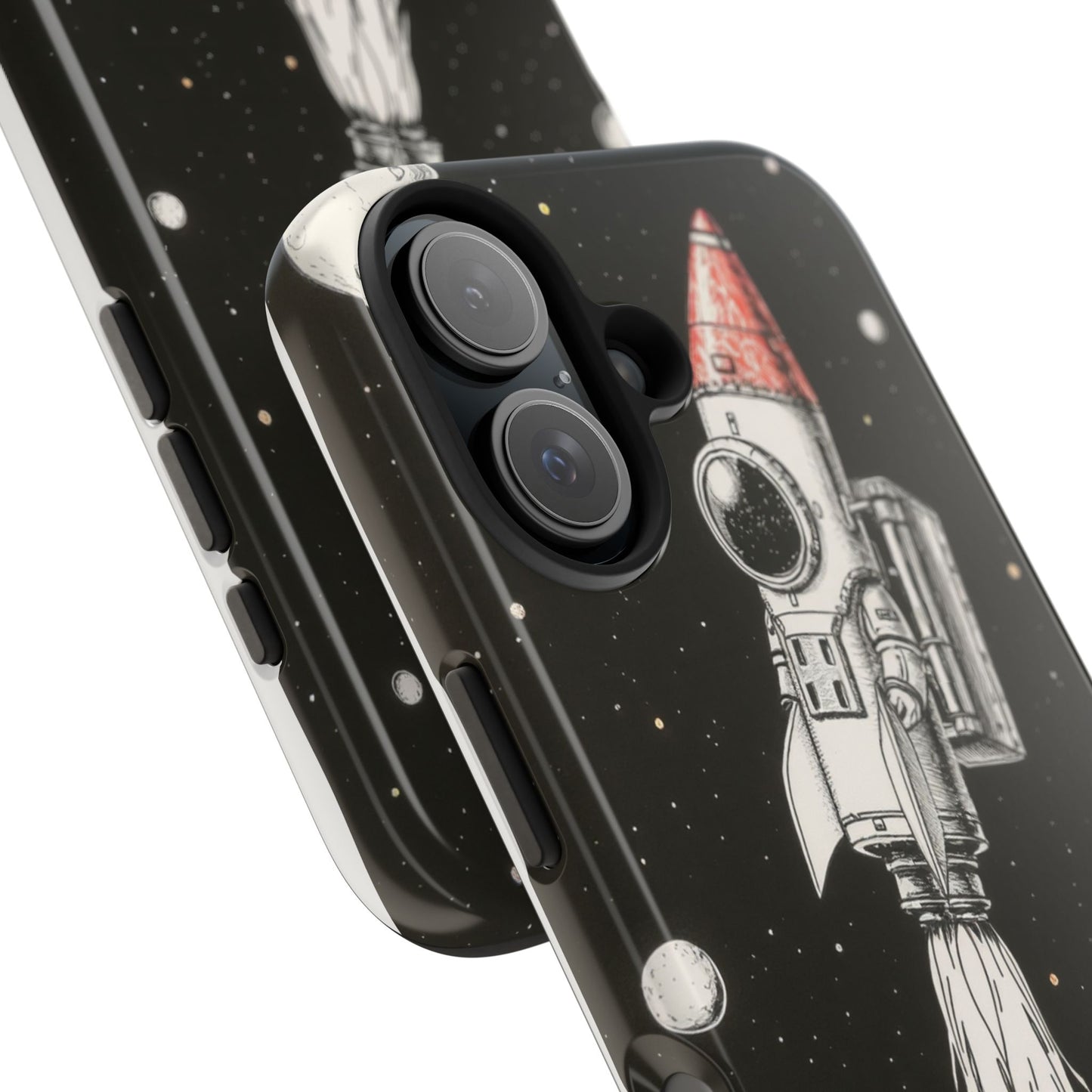 Cool Tough Phone Case for iPhone - Astro-Rocket Bond