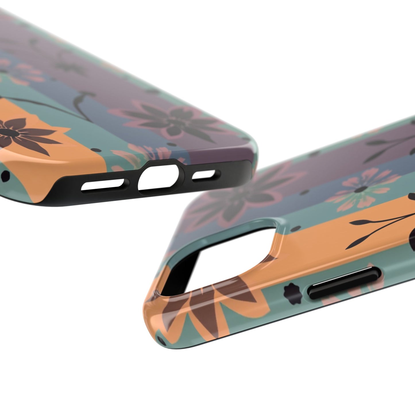 Boho Floral Tough Phone Cases - Durable & Stylish Protection - for iPhone