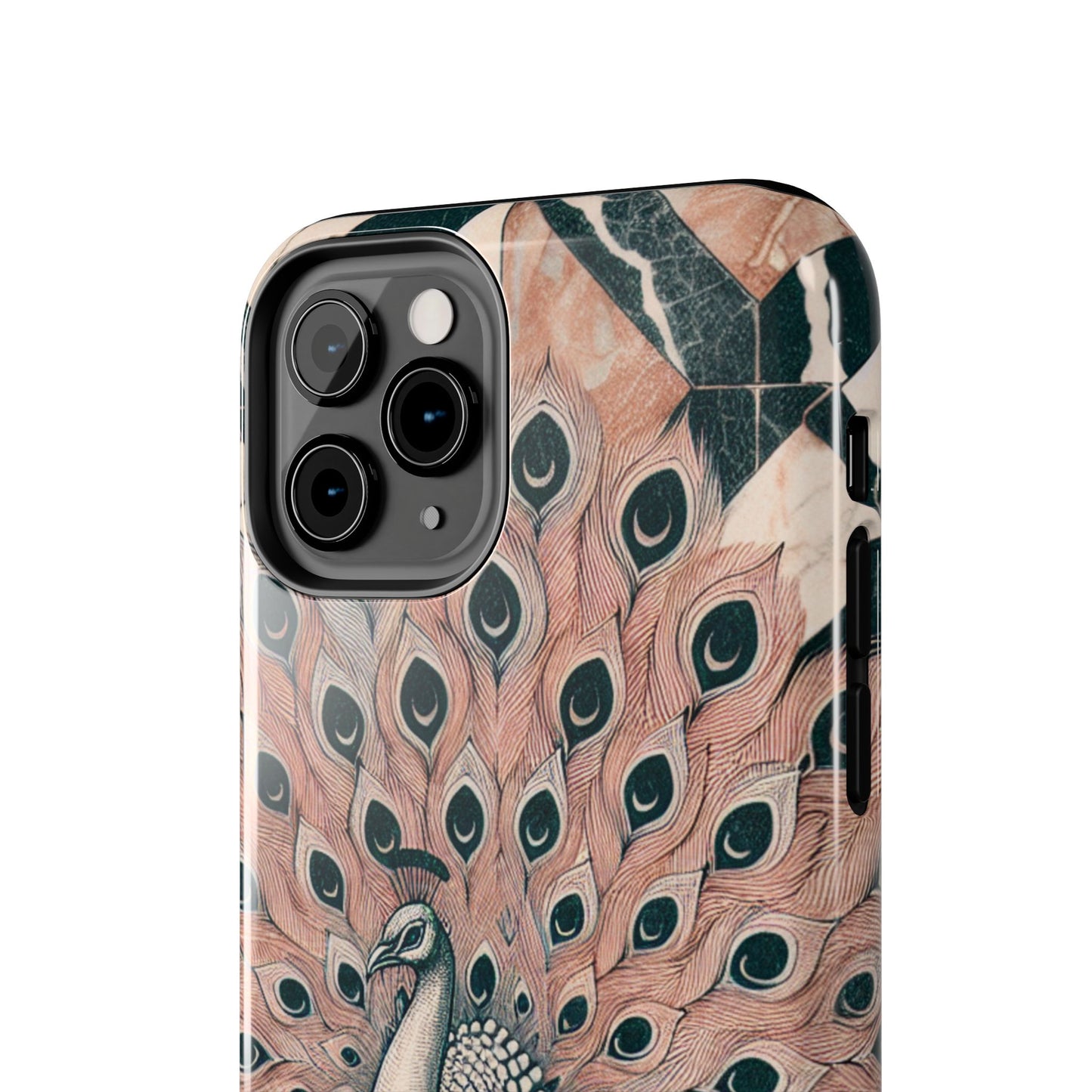 Peacock Tough Phone Case | Stylish & Durable Artwork - for iPhone