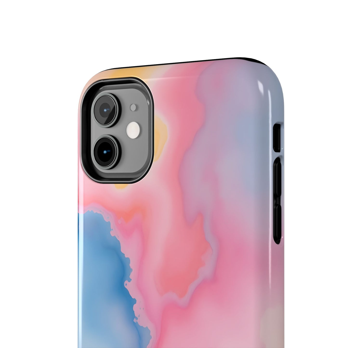 Painted Watercolor Tough Phone Case - Durable Protection with Artistic Vibes - for iPhone