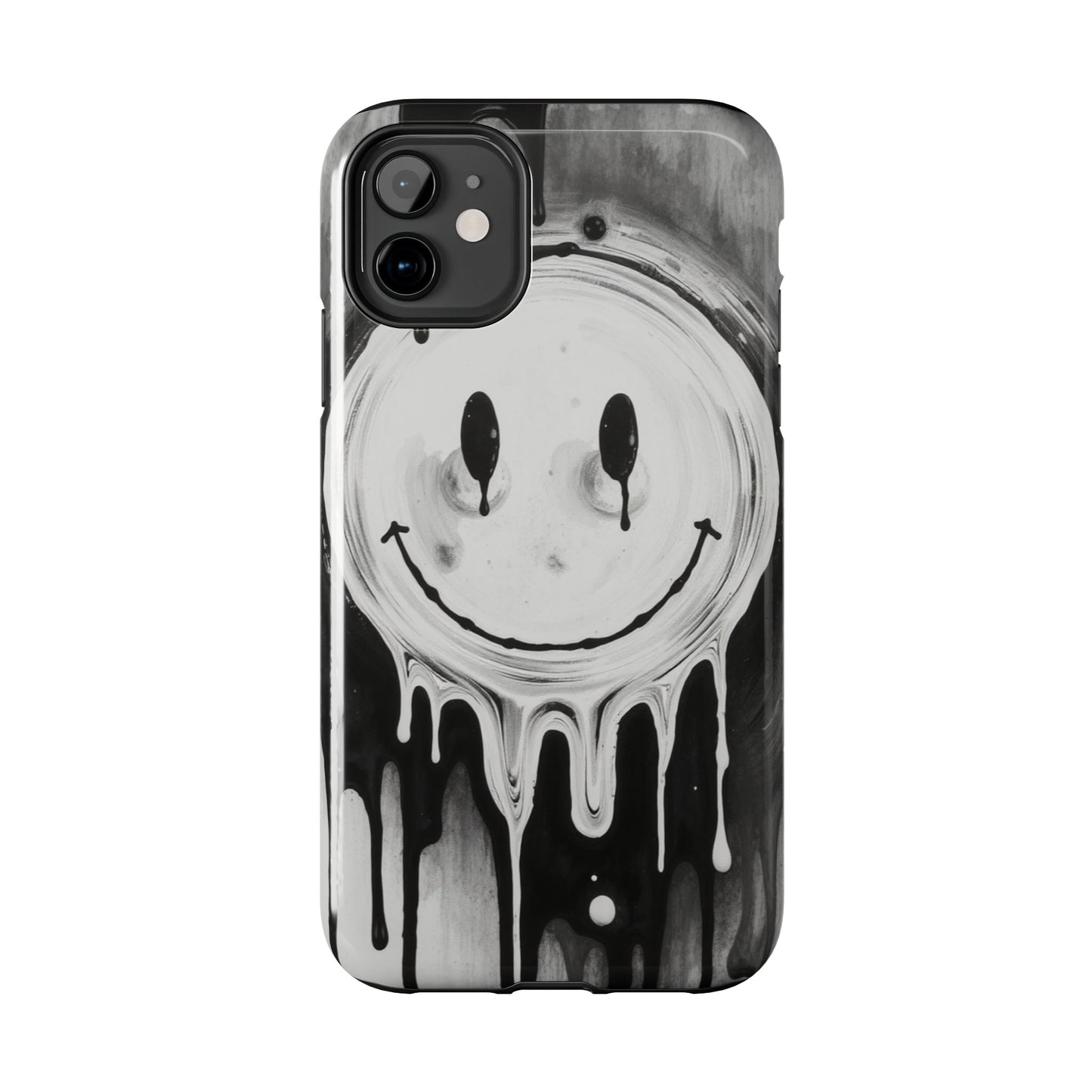 Dripping Smiley Tough Phone Case - Stylish & Durable Protection