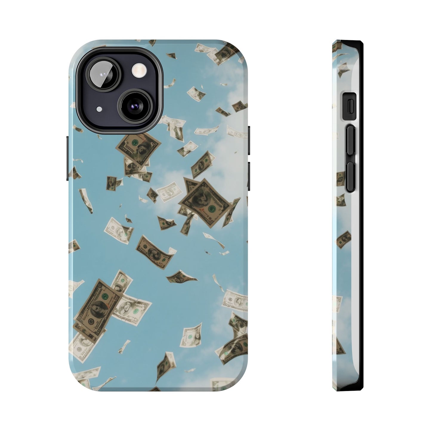 Cinematic Money Rain Phone Case | Tough & Stylish Accessory for Trendsetters, Gift for Birthdays, Graduations, and Celebrations