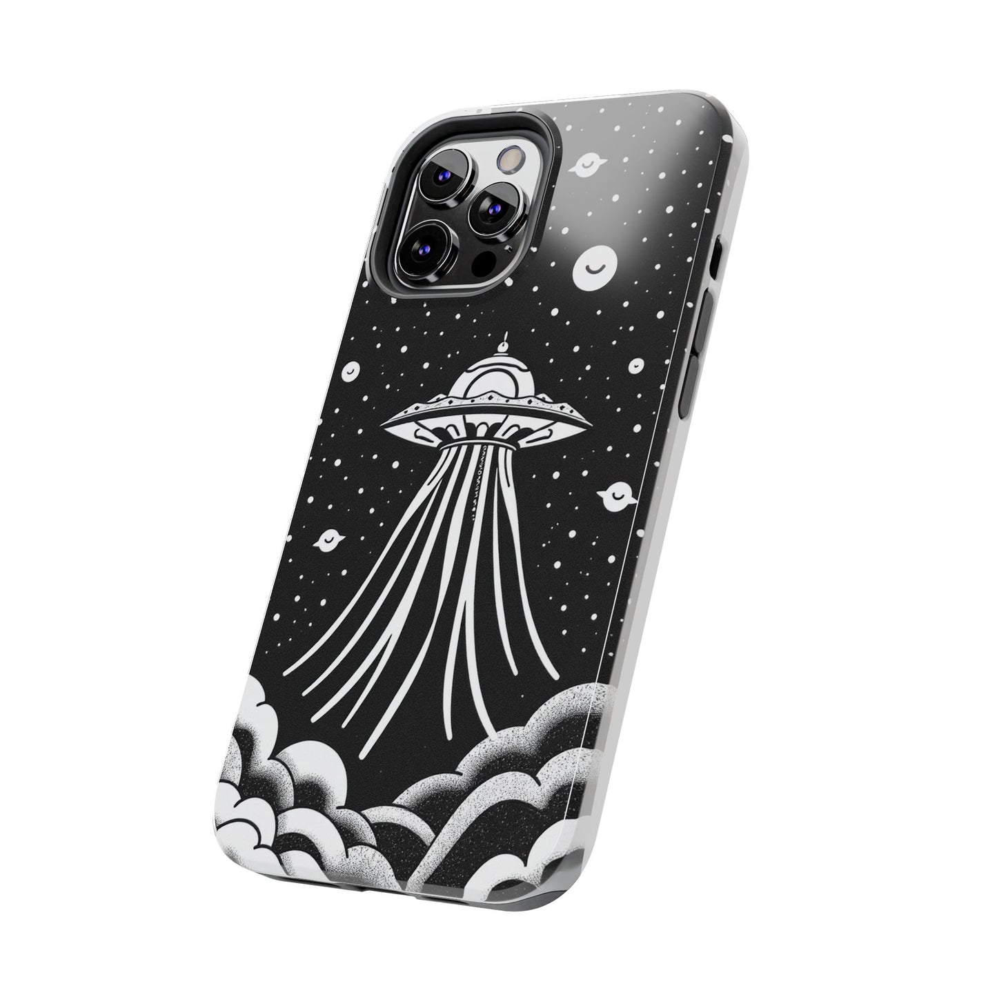 Galaxy UFO Tough Phone Case - Durable Protection with Unique Space Design