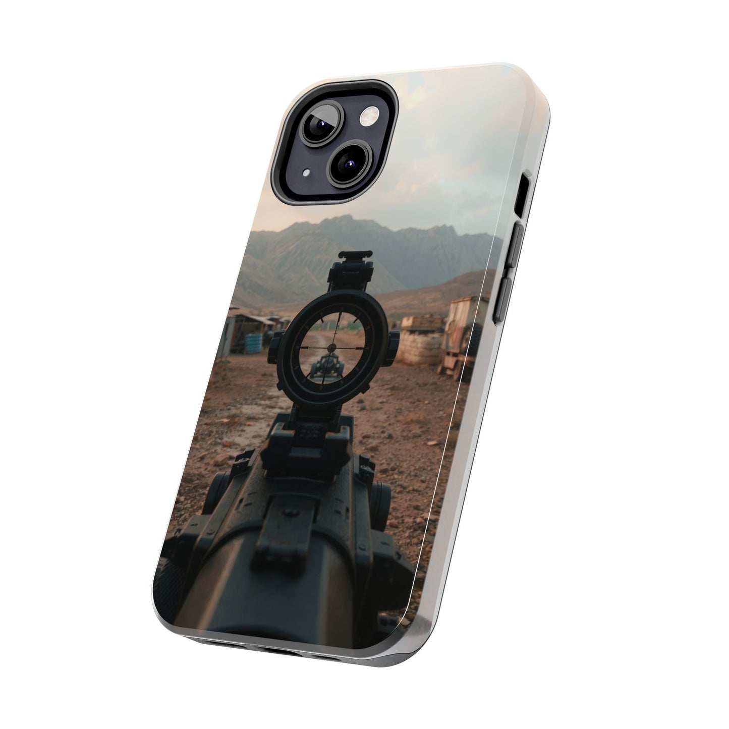 Tough Phone Case - Military Inspired Design with Sniper Scope