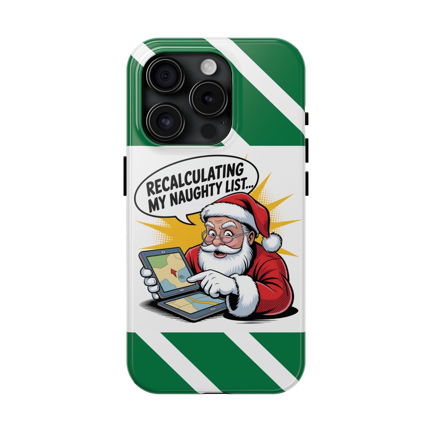 Santa Naughty List Phone Case - Tough & Fun Holiday Protection