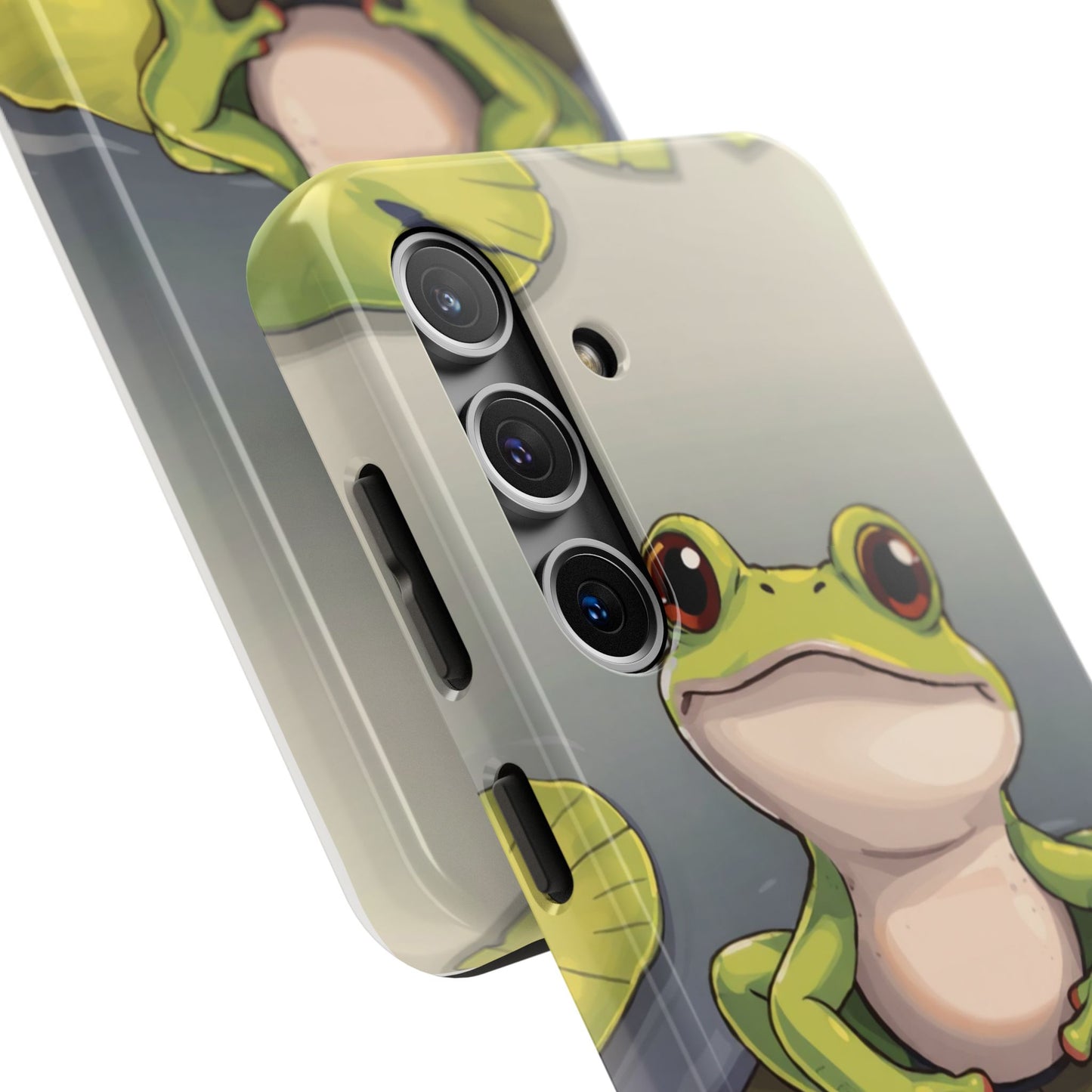 Cute Frog Tough Phone Case - Durable Protection with Nature Vibe