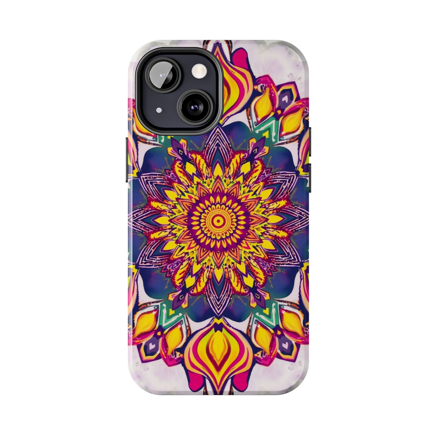 Vibrant Mandala Tough Phone Case - Boho Style Protection - for iPhone
