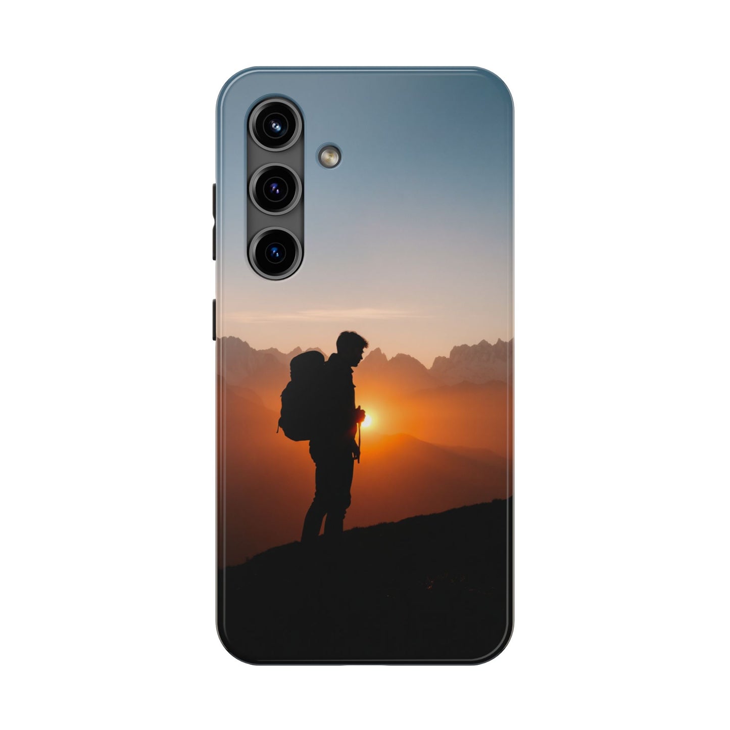 Explorer Adventure Sunset Mountain iPhone Case