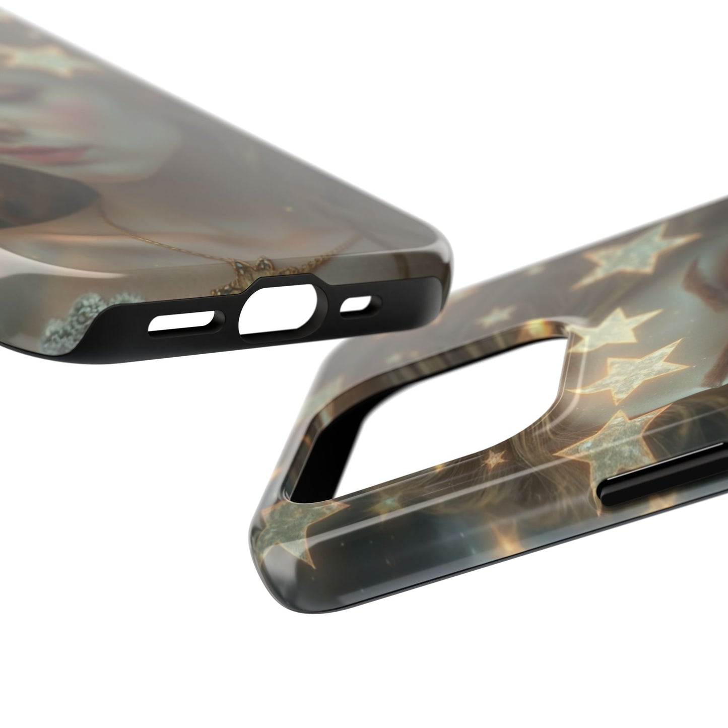 Celestial Dream Tough Phone Case - Artistic Starry Design for Style Enthusiasts