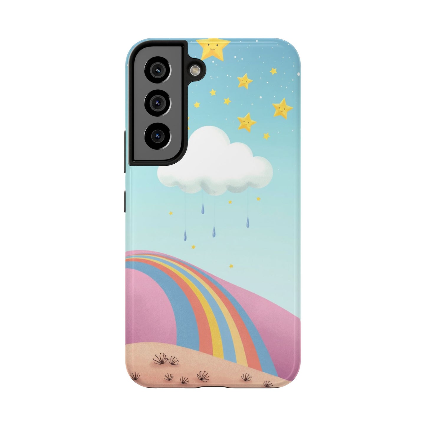 Colorful Rainbow Phone Case - Durable Tough Design for Adventurers