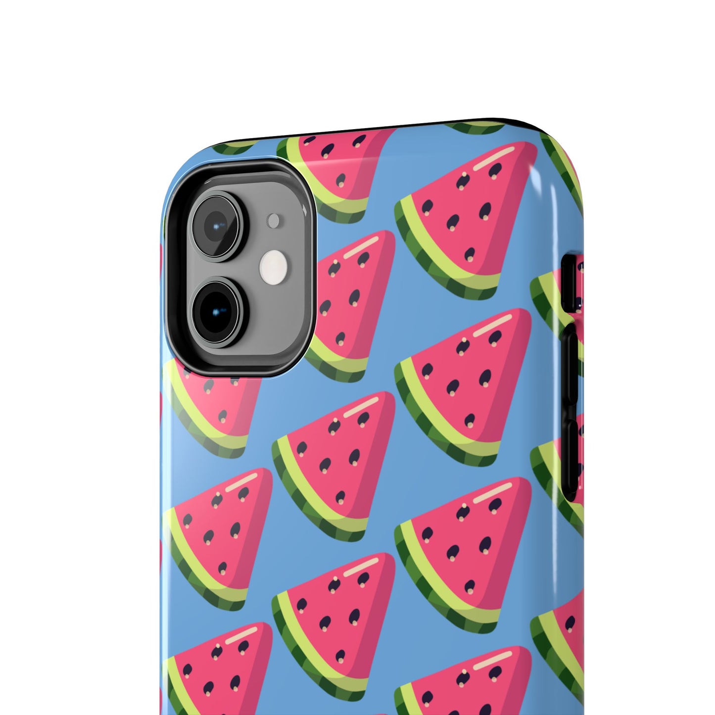 Watermelon Fun Tough Phone Case - Summer Vibes, Blue - for iPhone