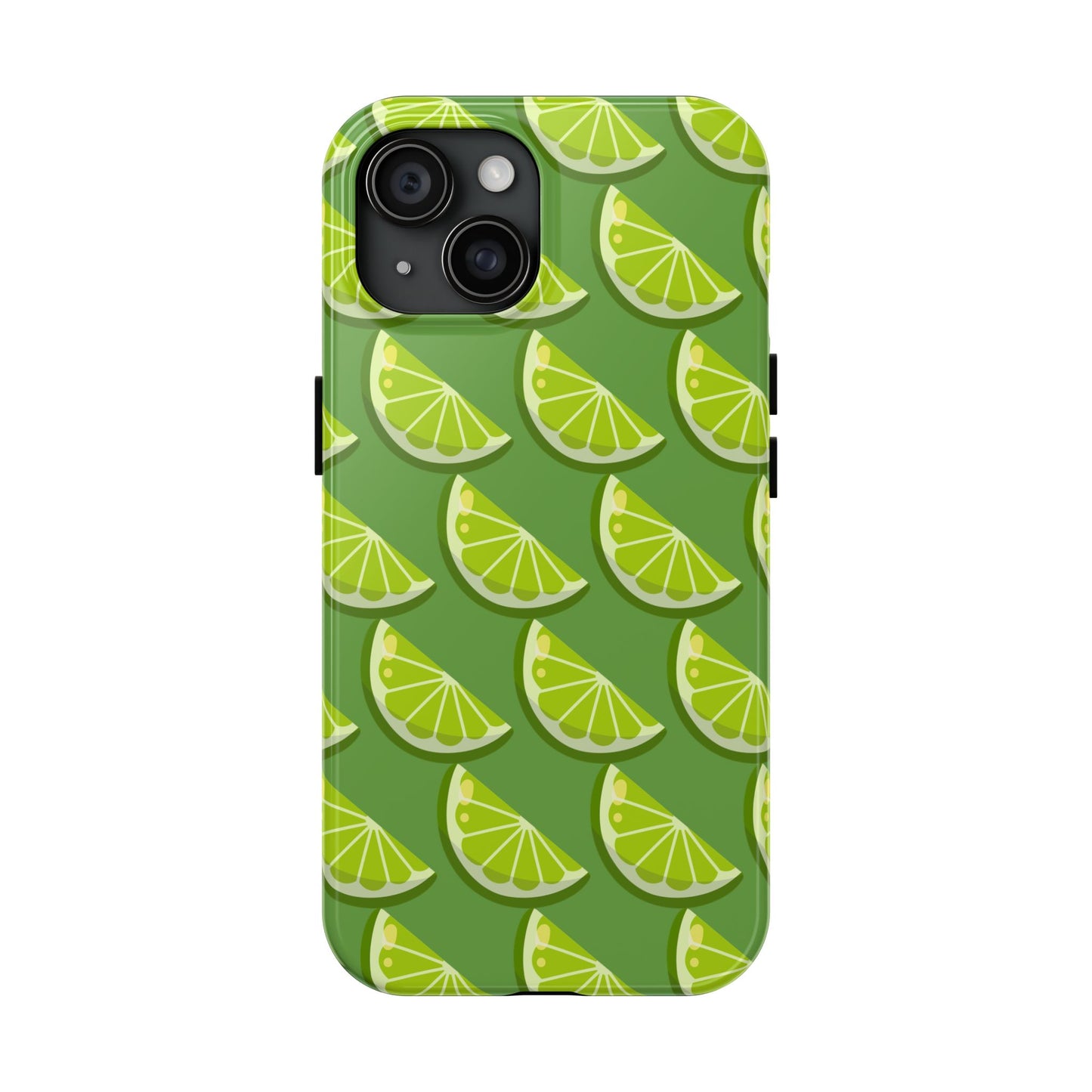 Lime Slice Tough Phone Case - Green Party - for iPhone
