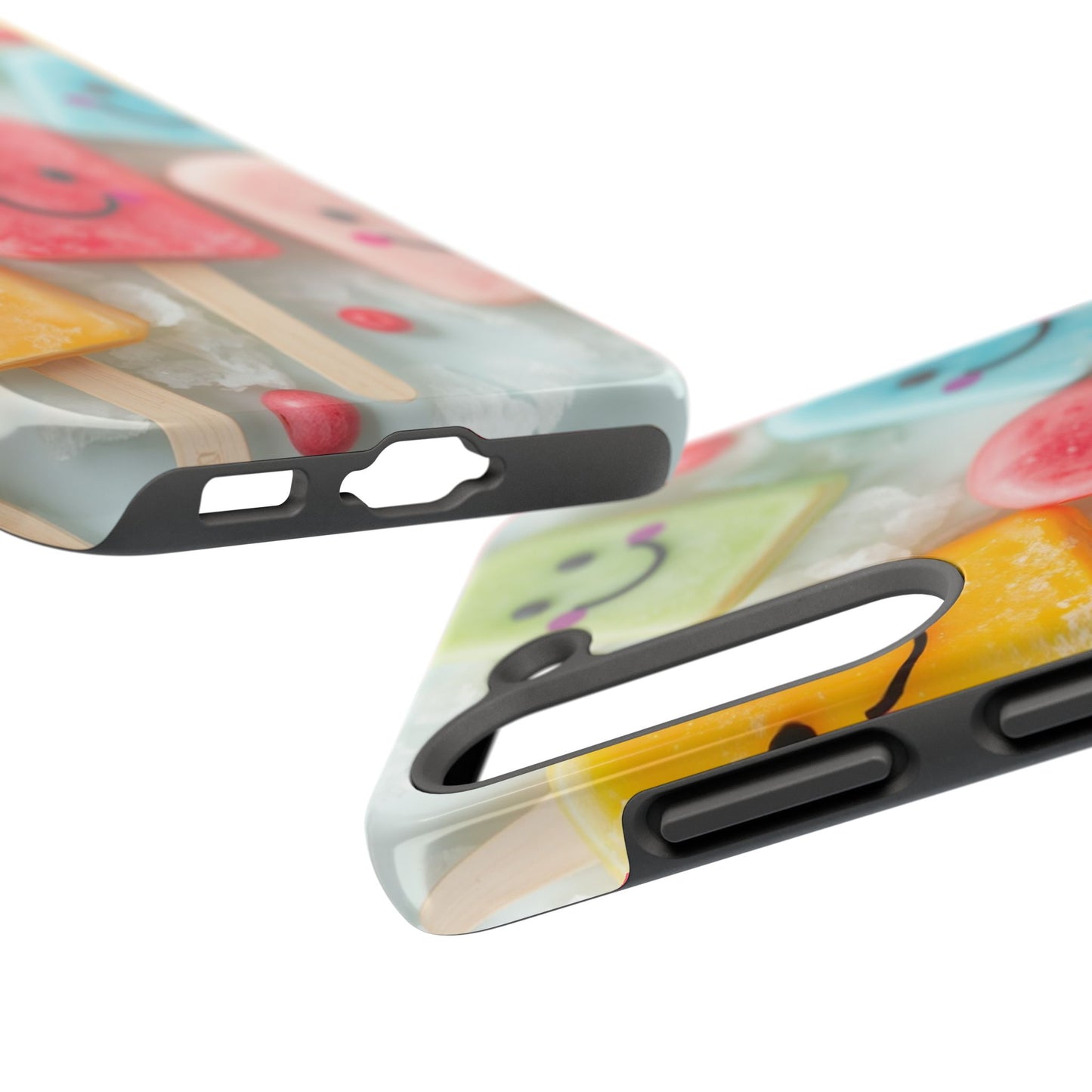 Cute Smile Popsicle Tough Phone Case - Fun Protection for Your Device