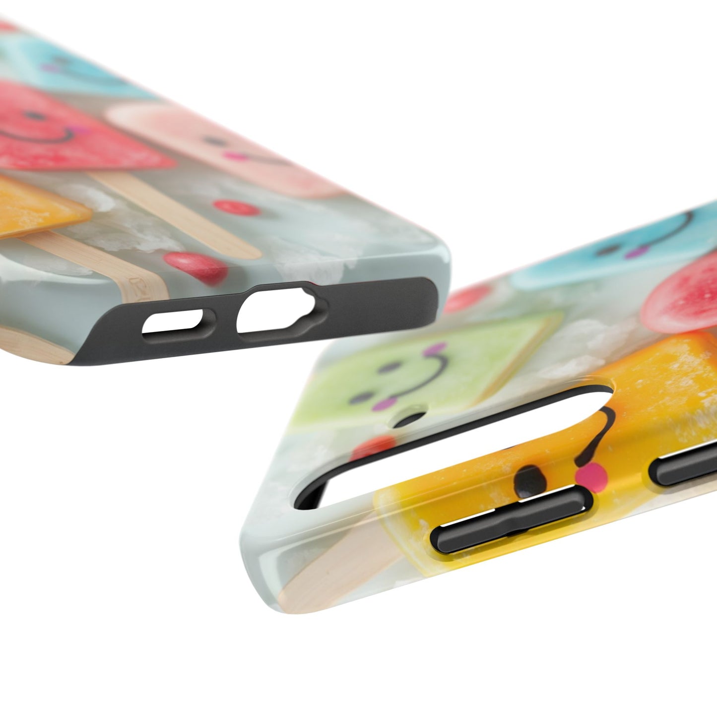 Cute Smile Popsicle Tough Phone Case - Fun Protection for Your Device