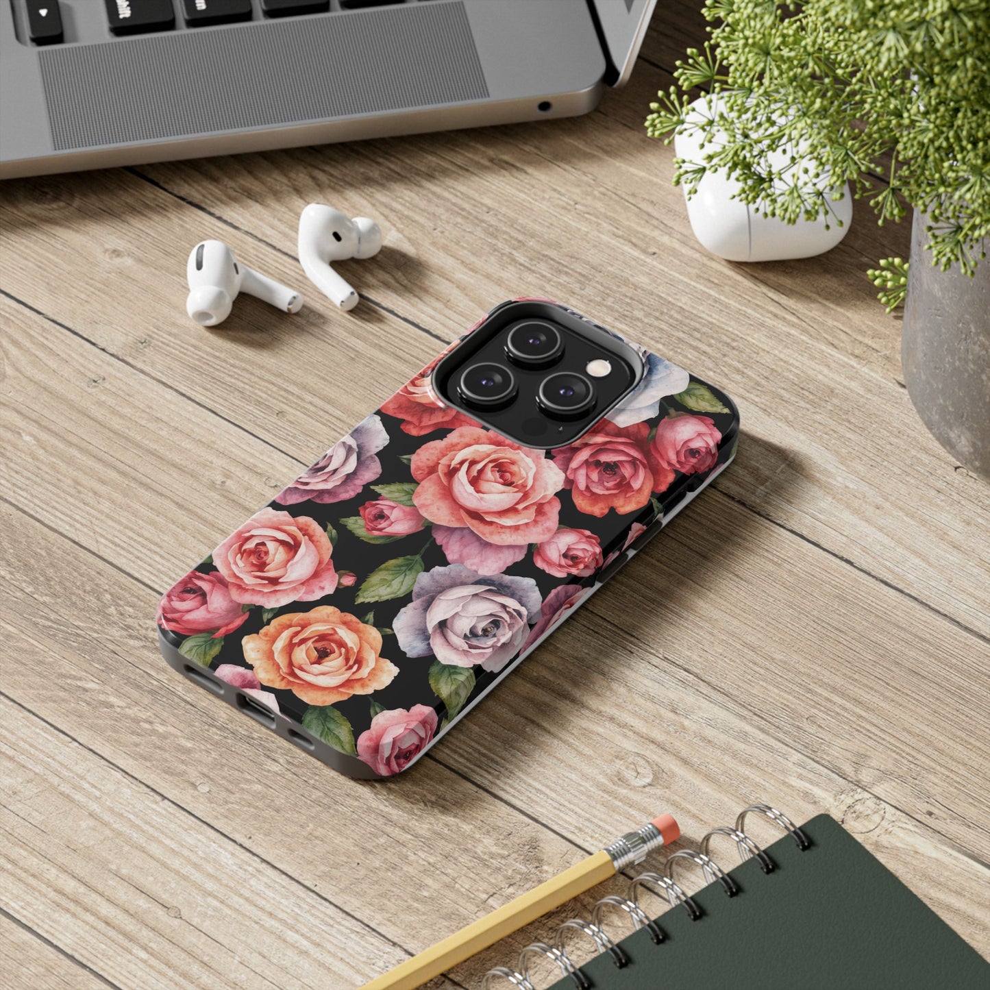 Elegant Floral Tough Phone Case - Perfect for Nature Lovers - for iPhone