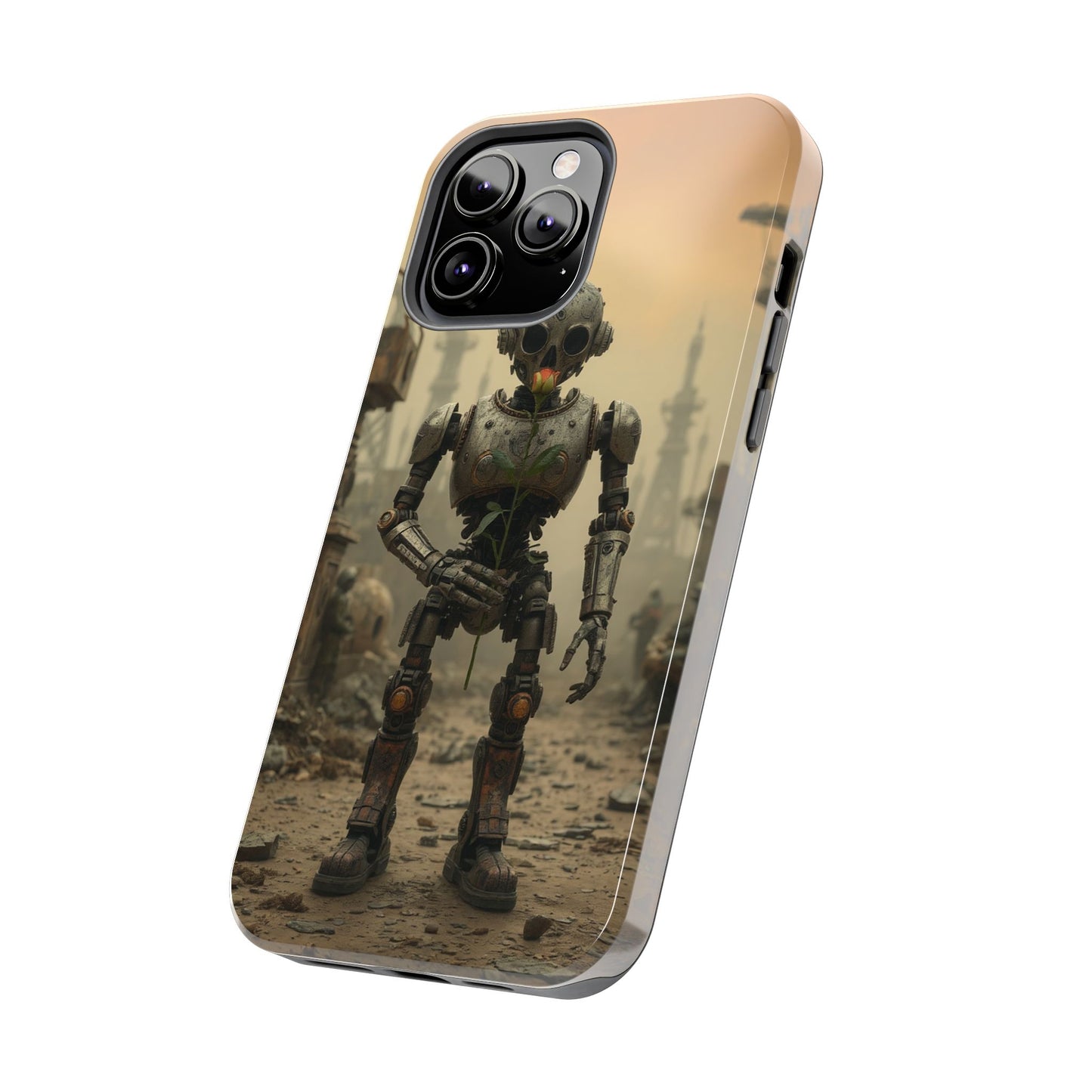Robotic Sentinel Tough Phone Case - Durable Protector for Sci-Fi Lovers