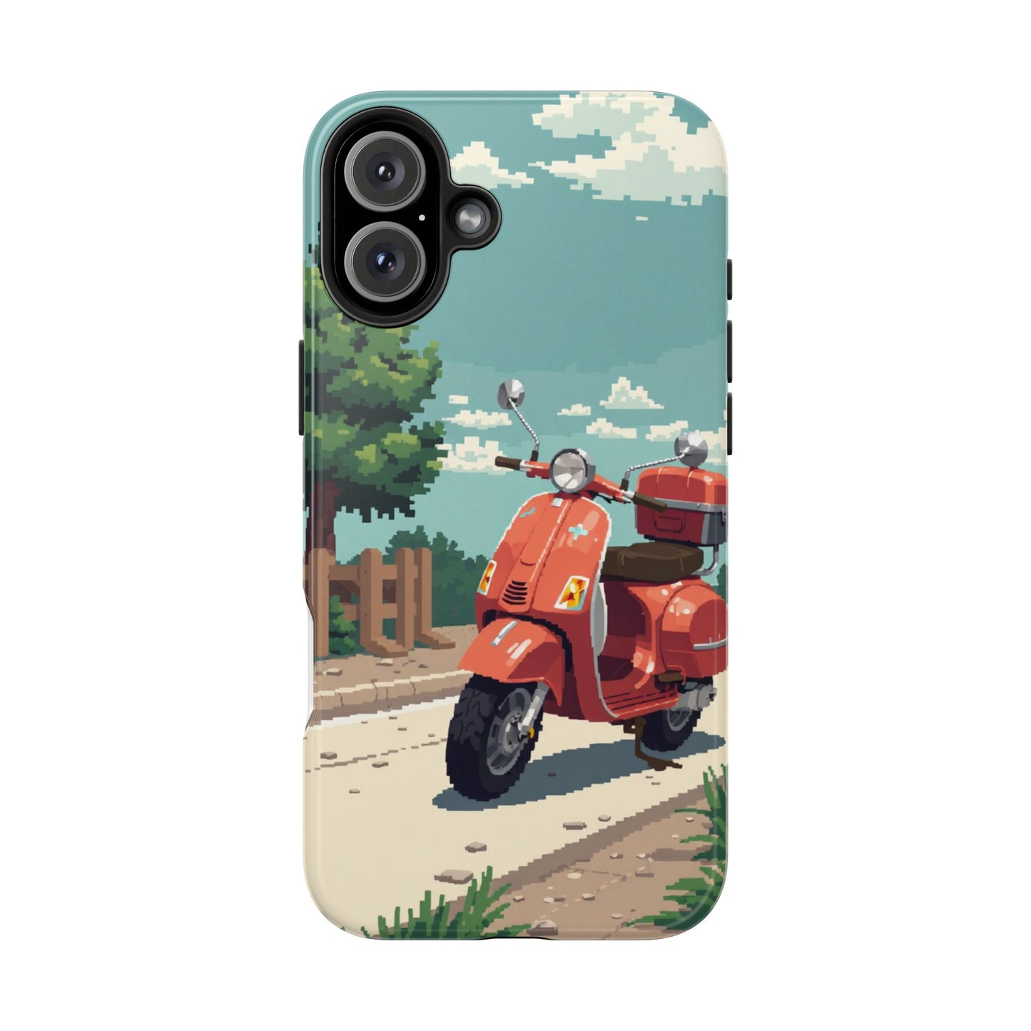 Retro Scooter Phone Case - Tough & Stylish Protection