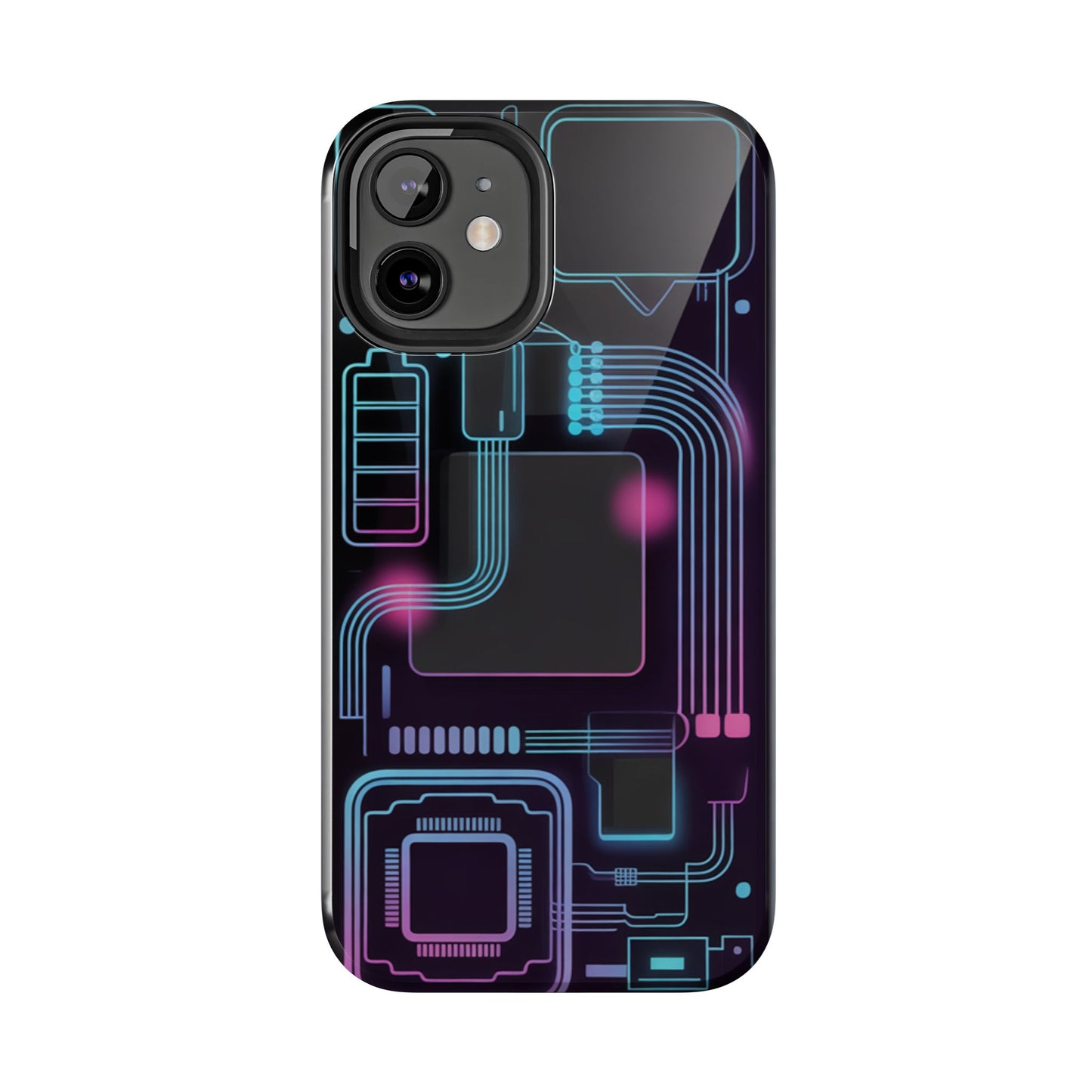 Cyberpunk Circuits Tough Phone Case