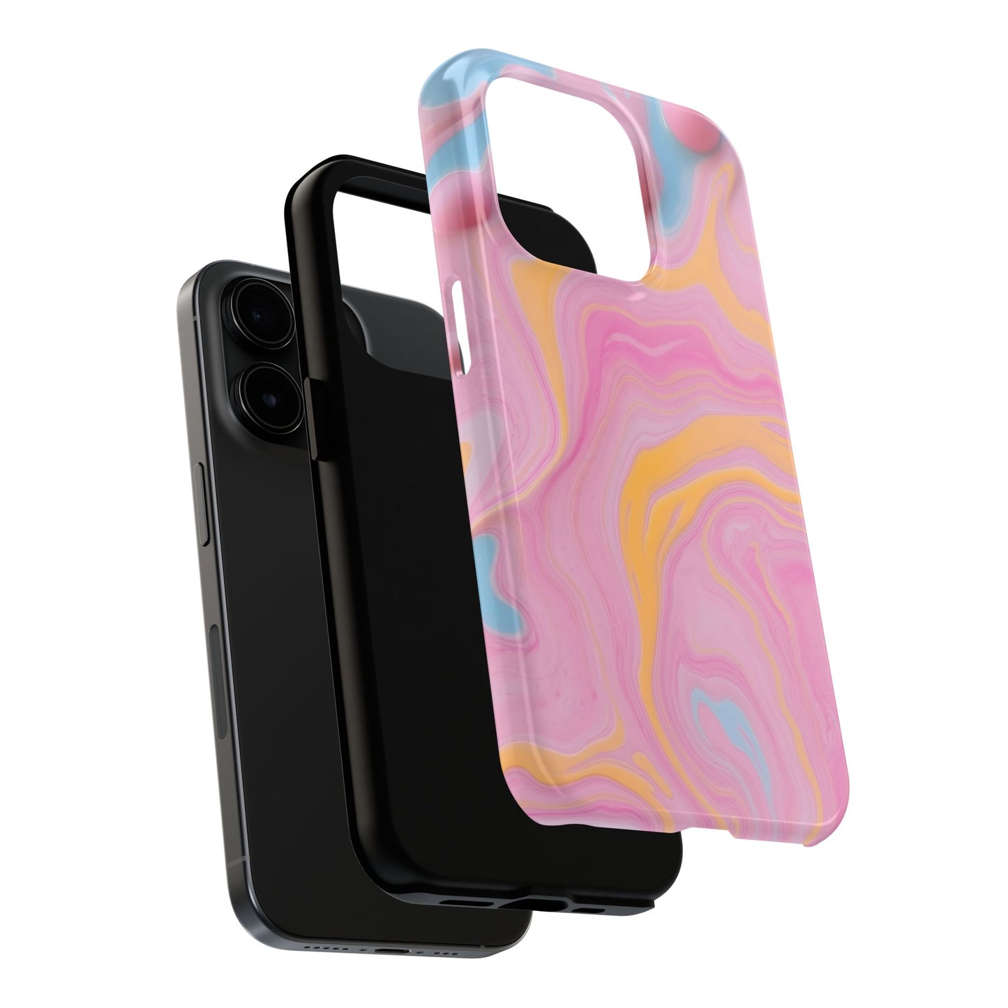 Liquid Candy Abstract Tough Phone Case - Durable Protection with Artistic Design - for iPhone
