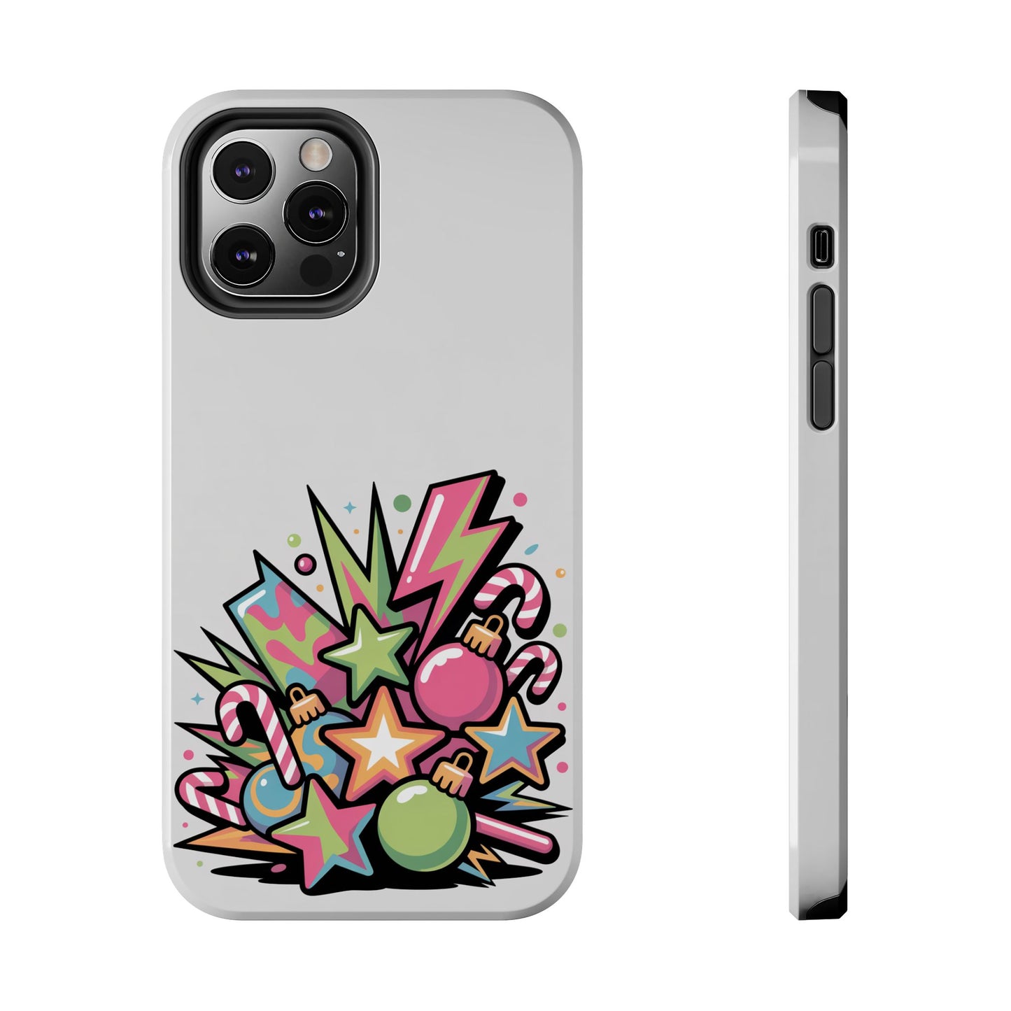 Colorful Explosion Retro Christmas Tough Phone Case