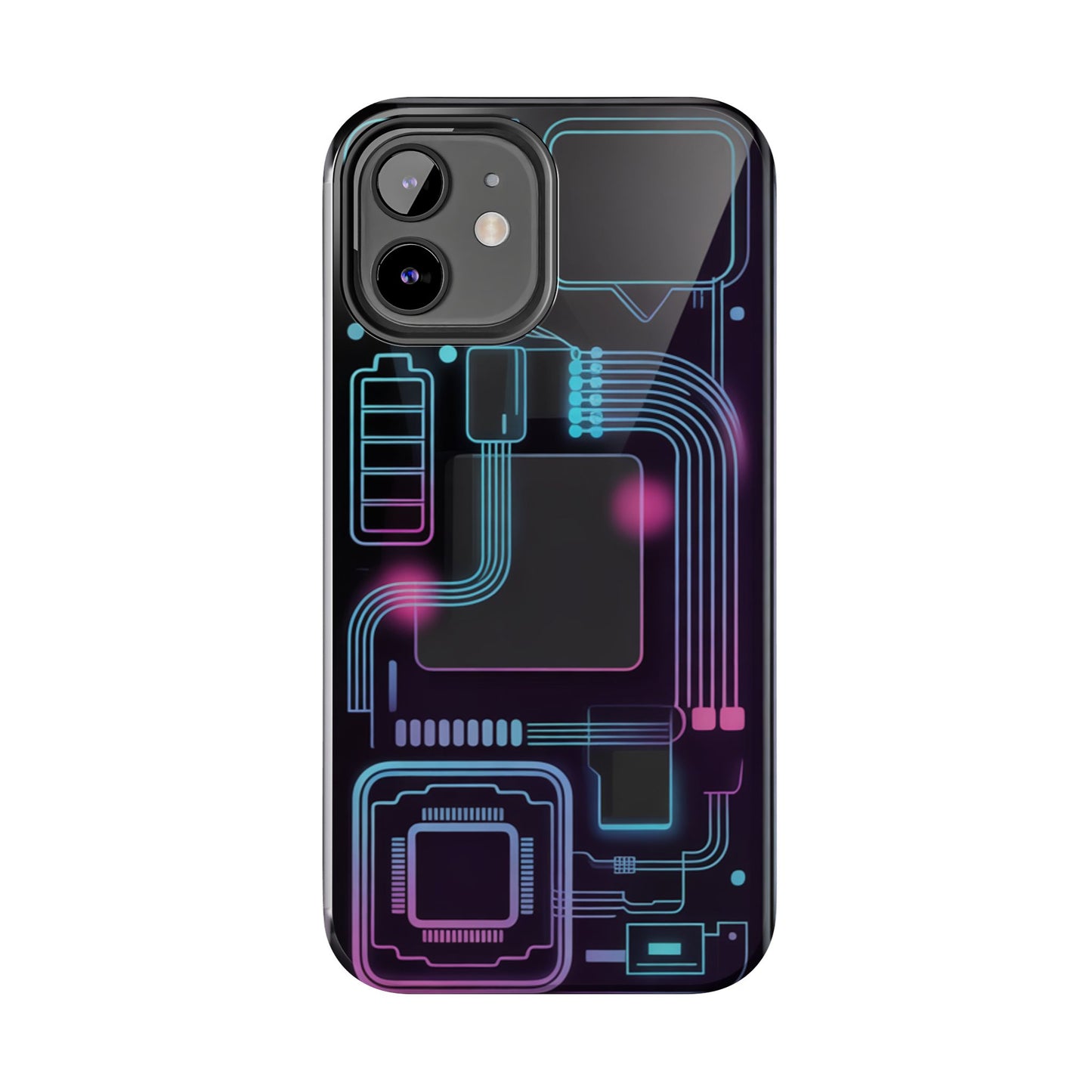 Cyberpunk Circuits Tough Phone Case