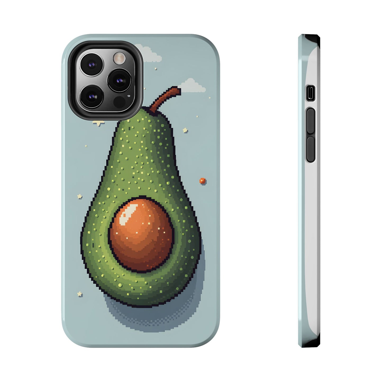 Pixel Avocado Tough Phone Case - Perfect for Foodies & Nature Lovers - for iPhone