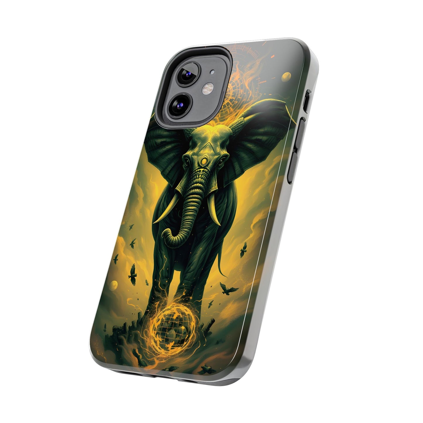 Majestic Elephant Clouds Tough Phone Case - Durable Protection with Bold Design - for iPhone